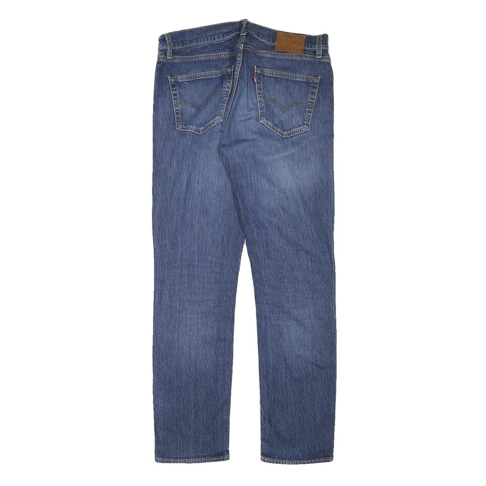 LEVI'S Mens Jeans Blue Regular Straight Denim Medium W32 L30 Classic Zip Cotton Refurbished - N/A refurbished available on Cerqular