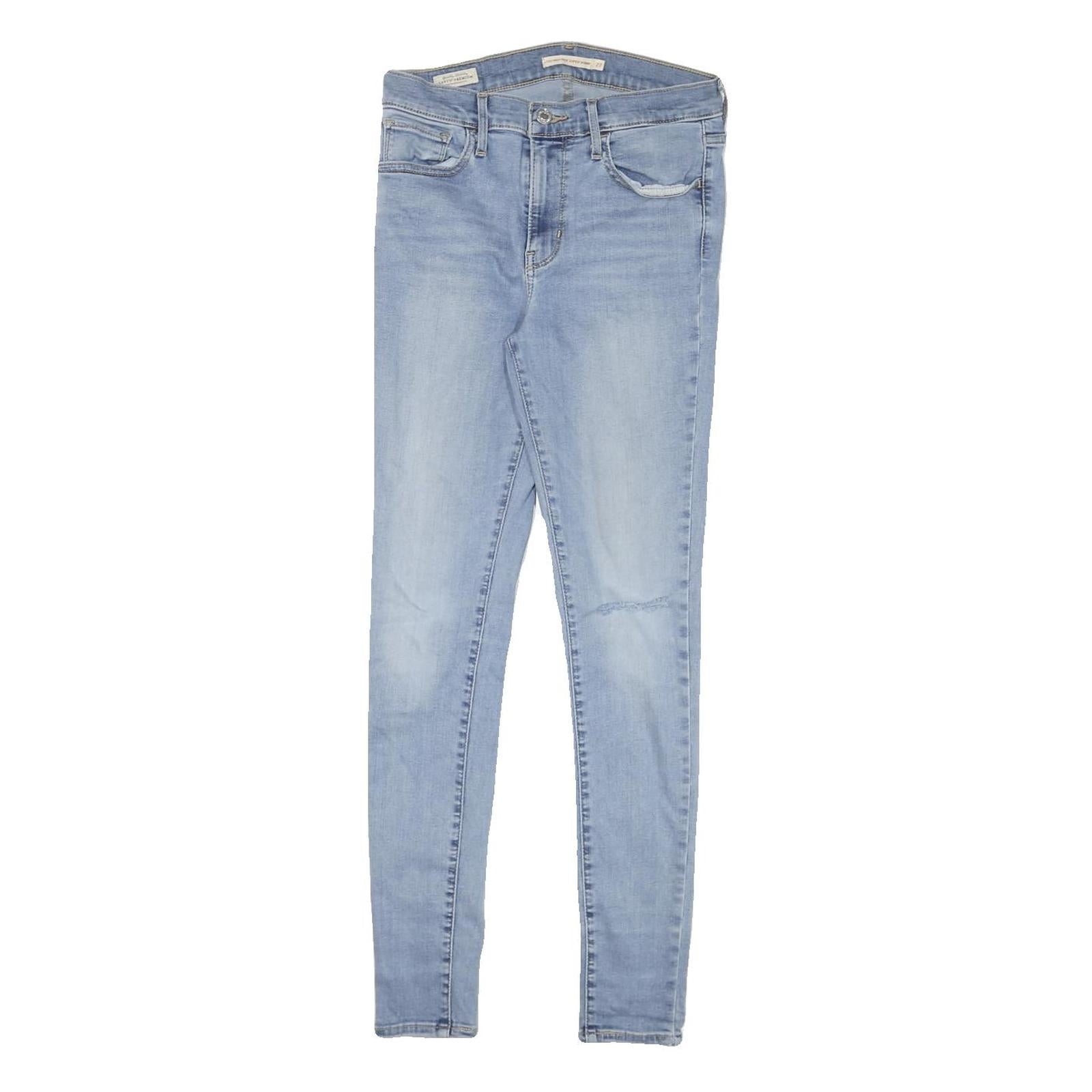 LEVI'S 720 Womens Jeans Blue Slim Skinny Denim Light W27 L28 Stretch Zip Refurbished - N/A refurbished available on Cerqular