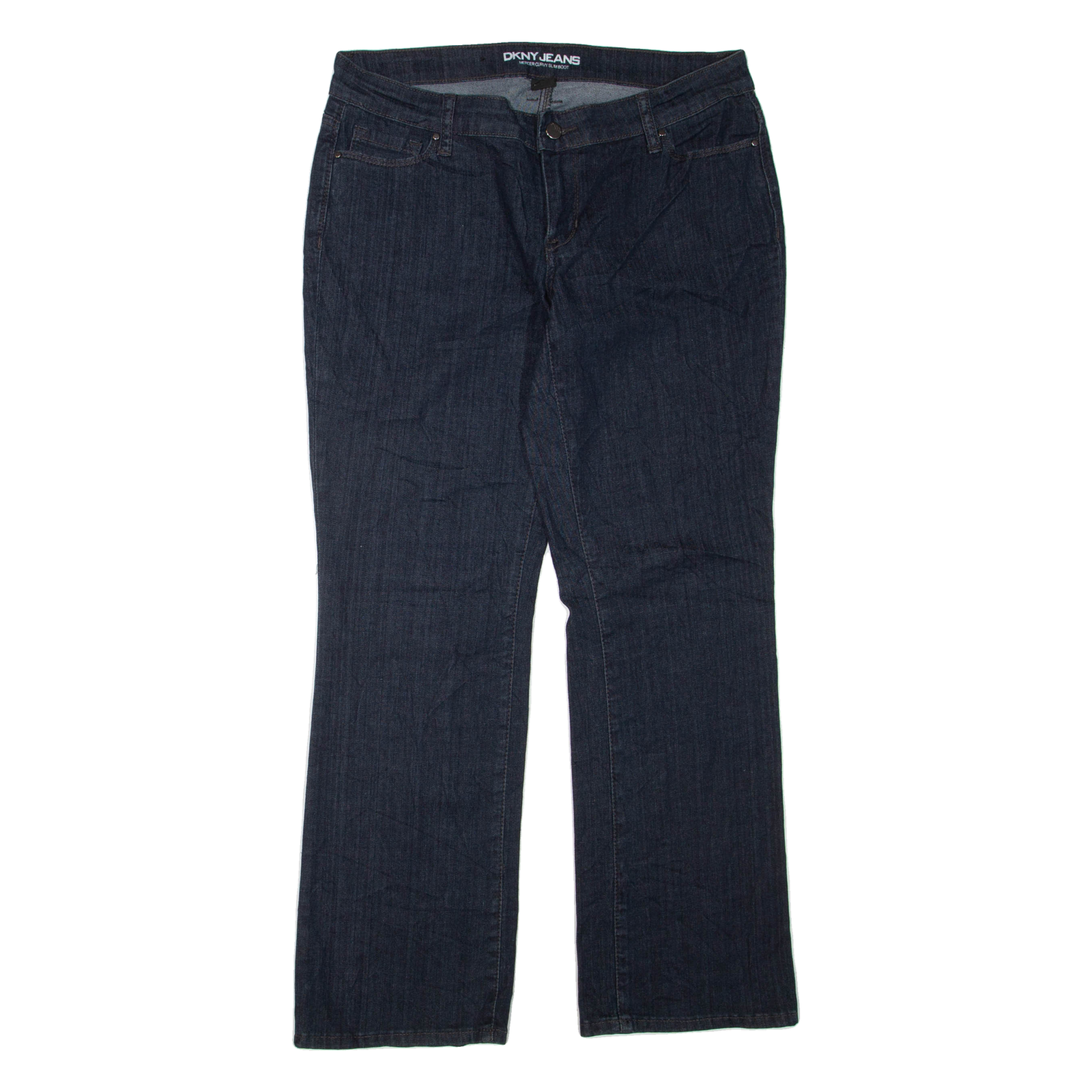 DKNY Mercer Curvy Womens Jeans Blue Slim Bootcut W32 L30 Refurbished - N/A refurbished available on Cerqular