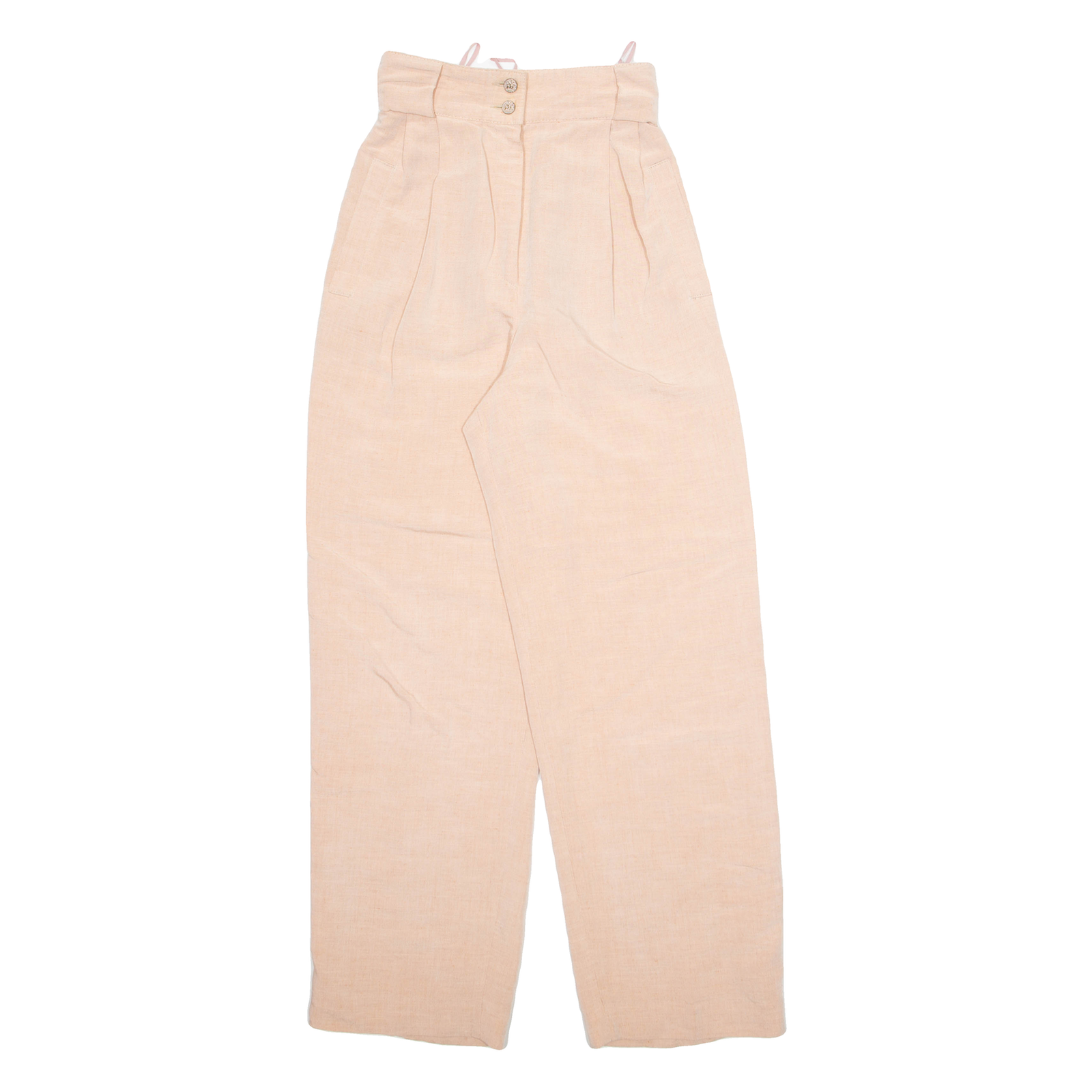 CREATION MADEMOISELLE Workwear Womens Trousers Pink Regular Straight W24 L30 Refurbished - N/A refurbished available on Cerqular