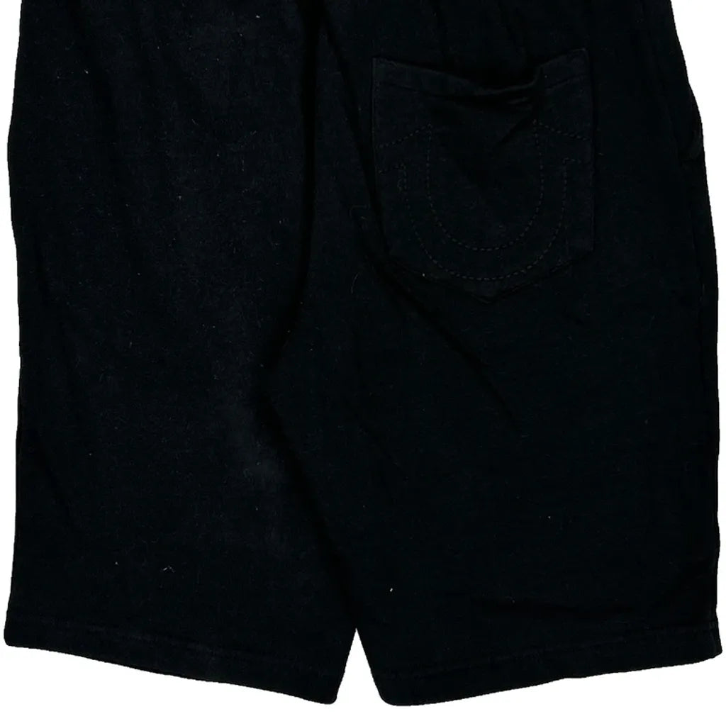 True Religion Shorts - Small Black Cotton Refurbished - Thrifted (note: this is a term often used to describe second- refurbished available on Cerqular
