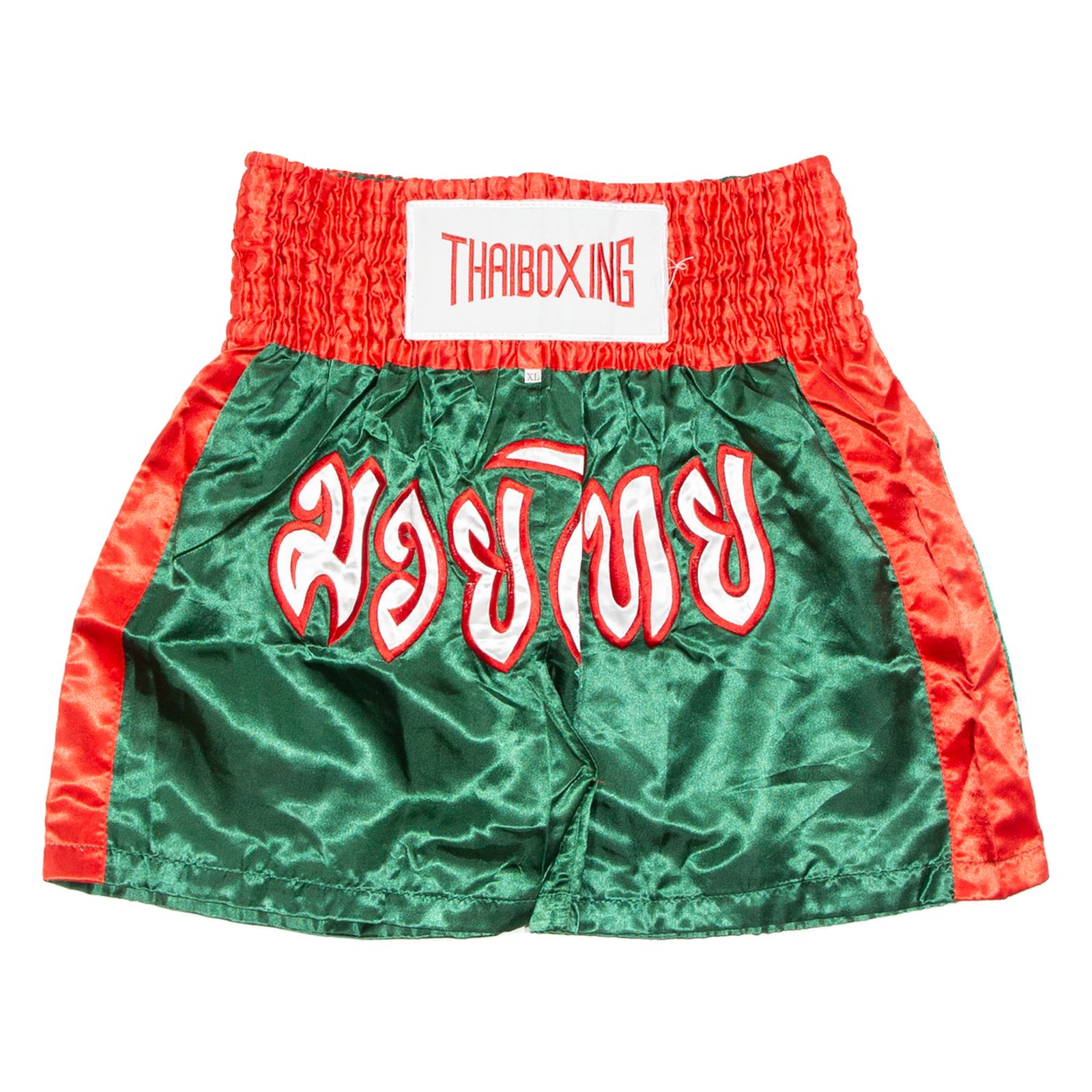 THAI BOXING Mens Sports Shorts Green XL W30 Refurbished - N/A refurbished available on Cerqular
