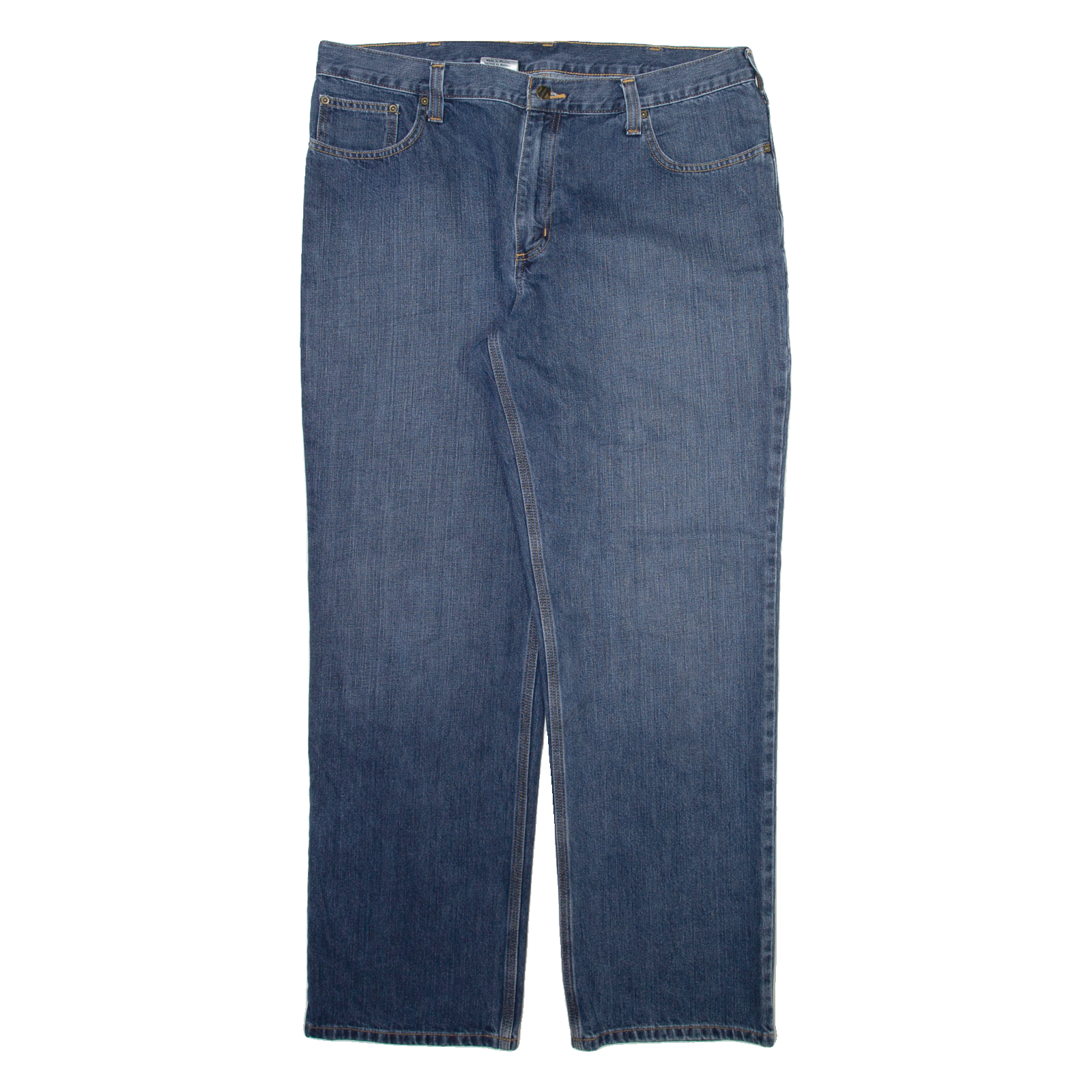 CARHARTT Mens Jeans Blue Relaxed Straight W38 L32 Refurbished - N/A refurbished available on Cerqular