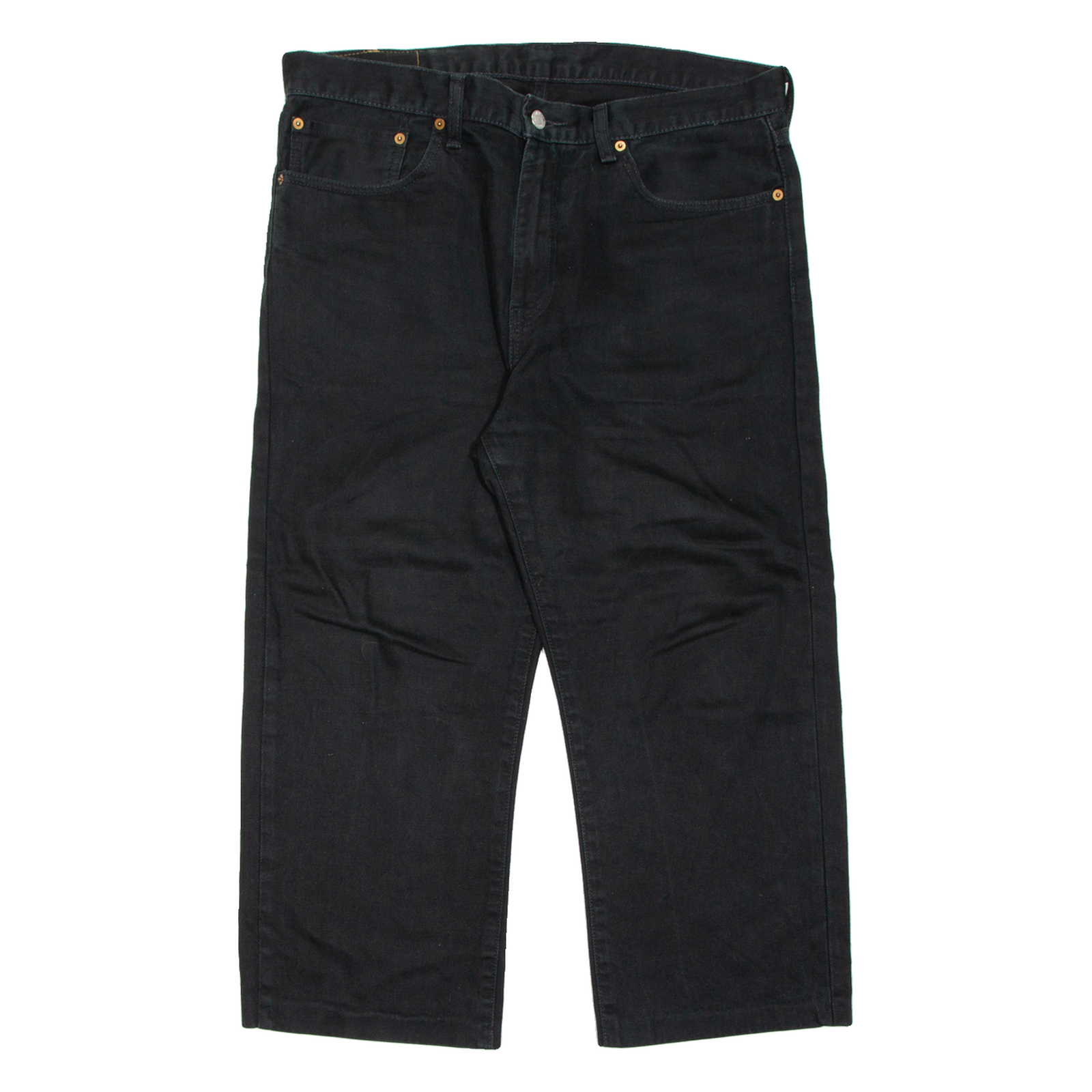 LEVI'S 751 Jeans Mens Black Regular Straight W36 L23 Refurbished - N/A refurbished available on Cerqular