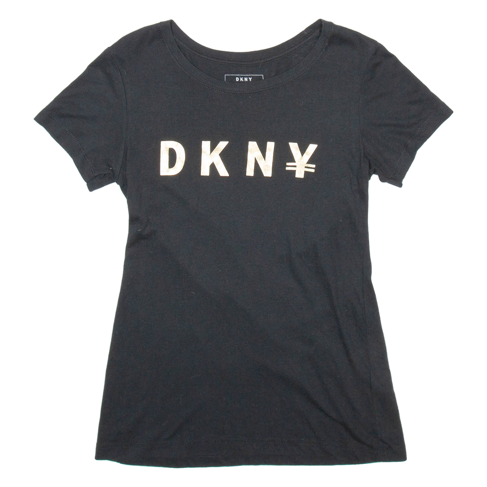 DKNY Womens T-Shirt Black S Refurbished - N/A refurbished available on Cerqular