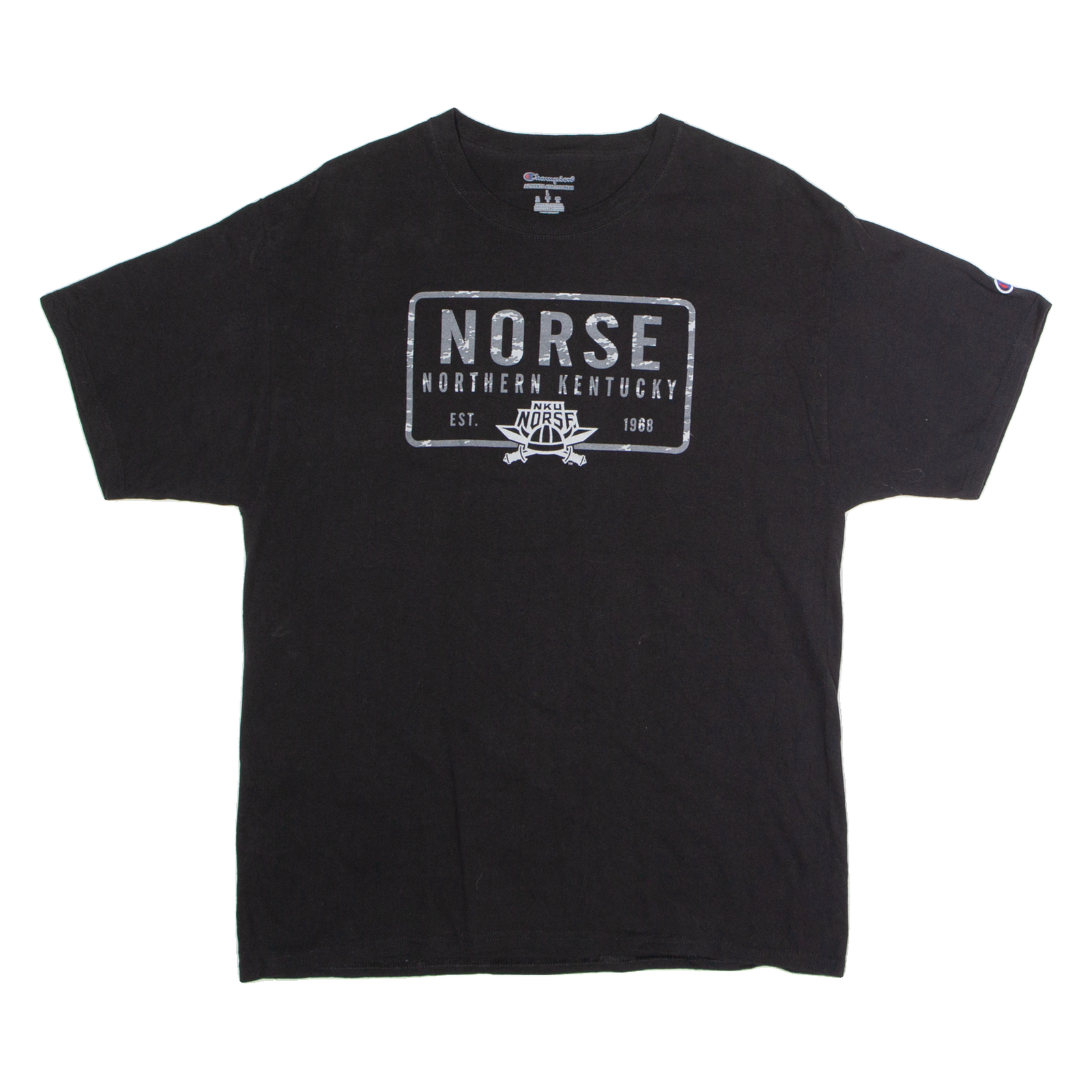 CHAMPION Norse Northern Kentucky Mens T-Shirt Black USA L Refurbished - N/A refurbished available on Cerqular