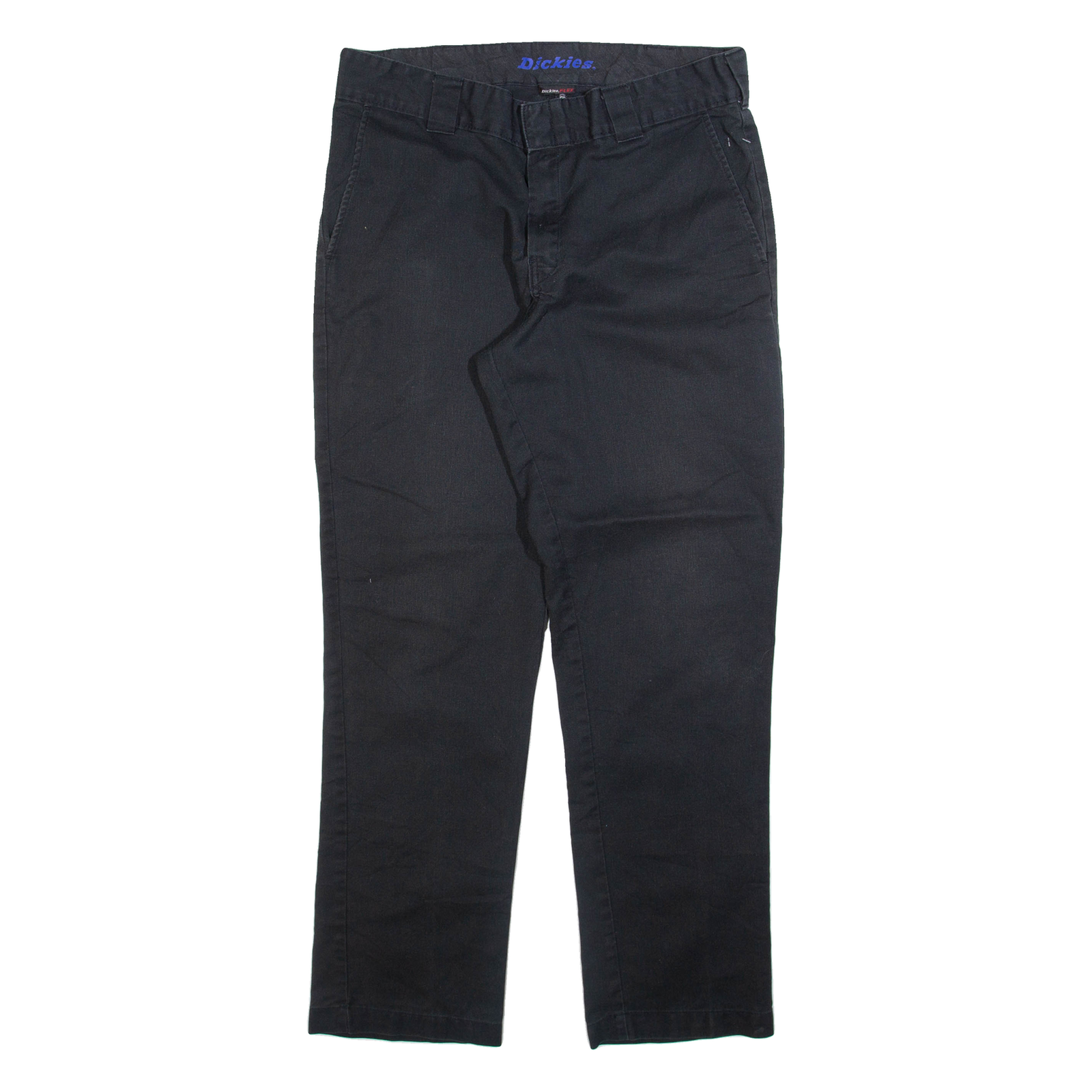 DICKIES Mens Trousers Black Regular Straight W34 L31 Refurbished - N/A refurbished available on Cerqular