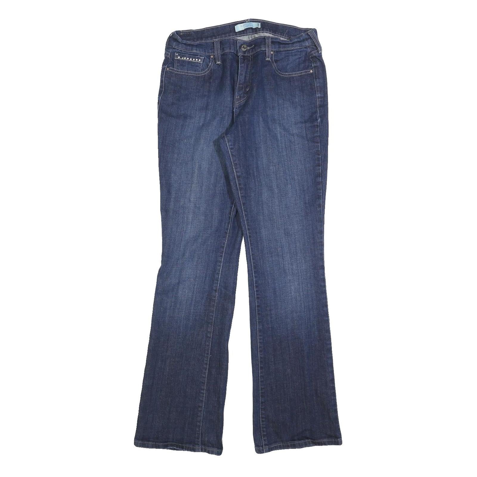 LEVI'S Womens Jeans Blue Regular Bootcut Denim Medium W30 L32 Studded Pockets Refurbished - N/A refurbished available on Cerqular