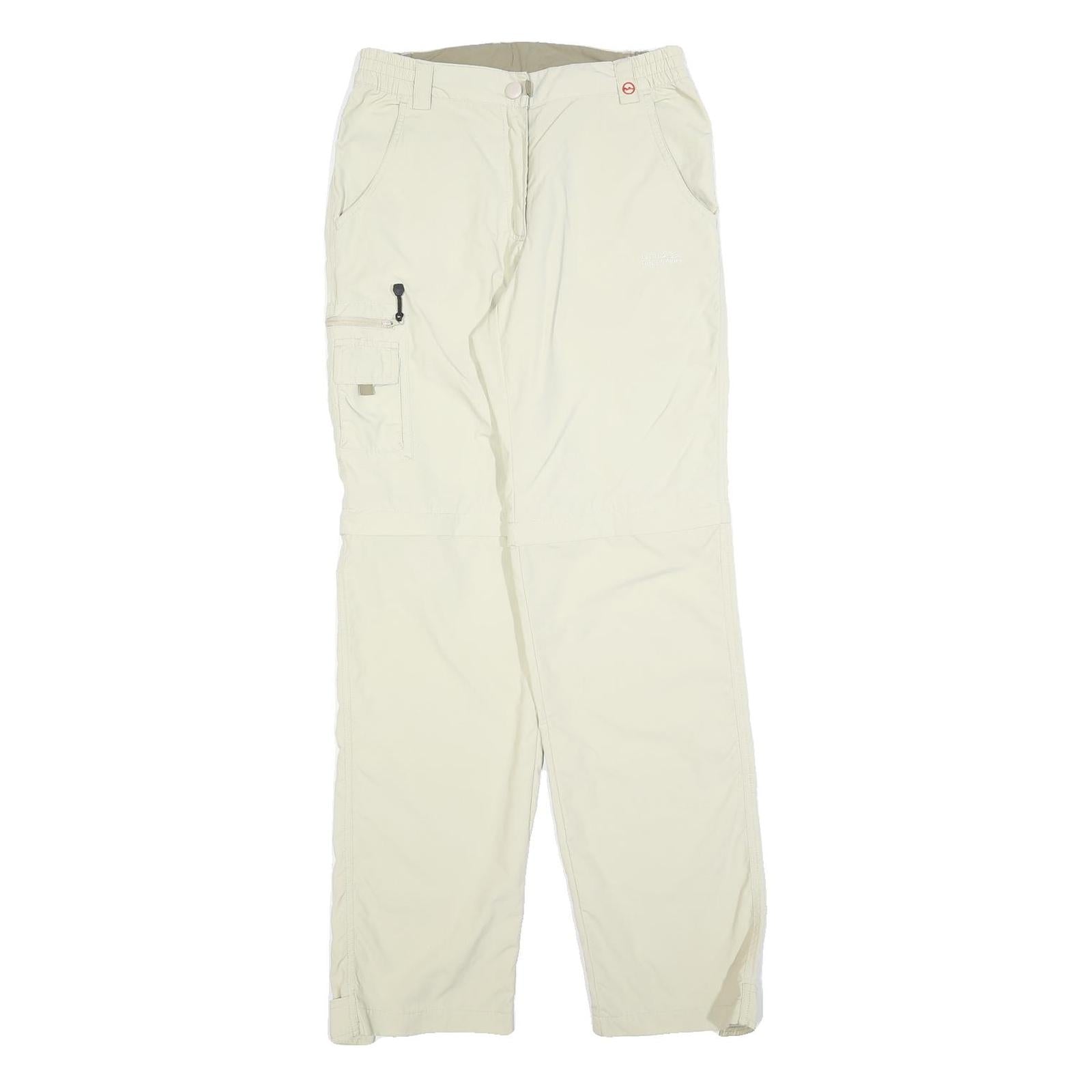 HIGH COLORADO Womens Beige Regular Fit Straight Trousers W28 L32 Outdoor Zip Refurbished - N/A refurbished available on Cerqular