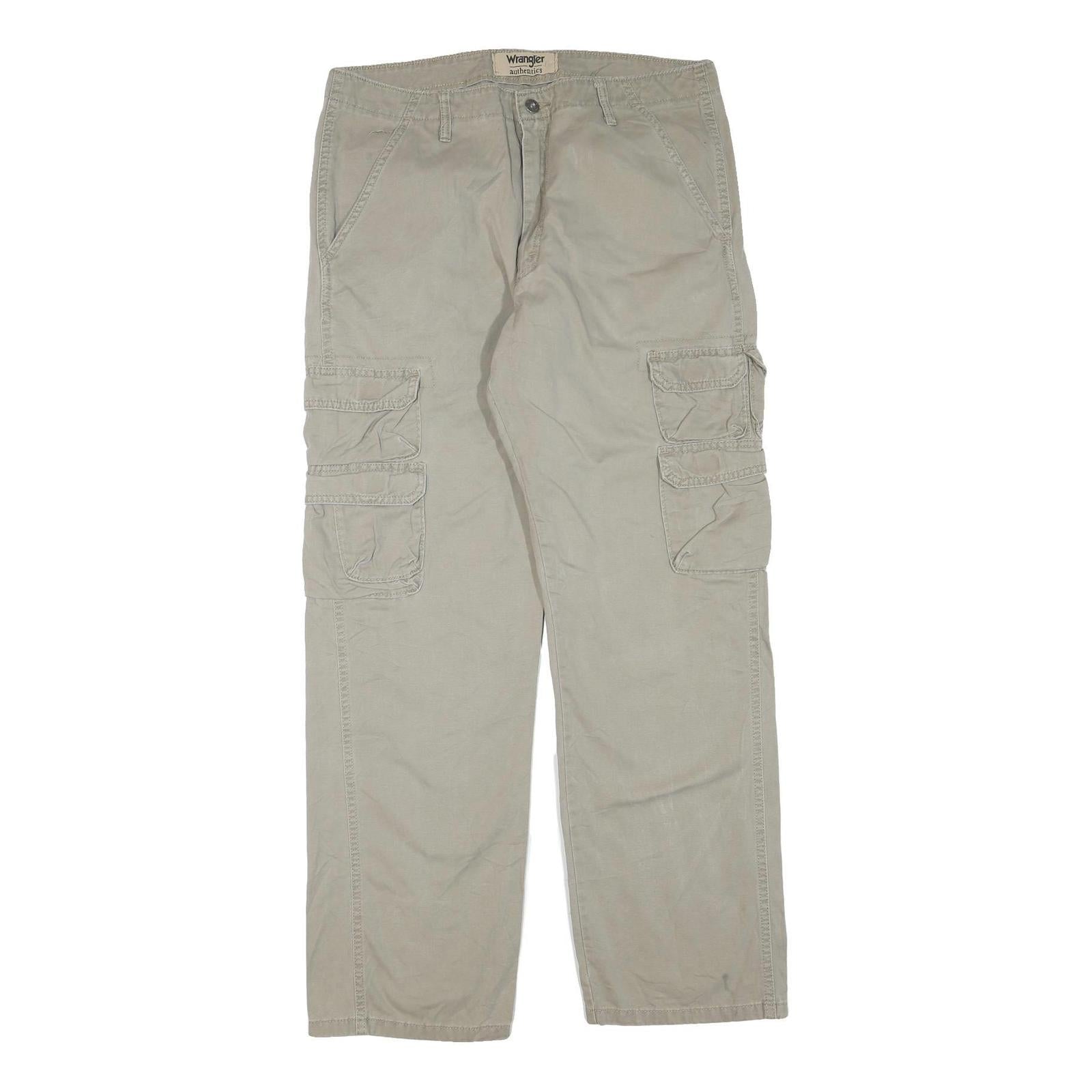 Buy WRANGLER Mens Regular Fit Beige Cargo Trousers W34 L32 Cotton Blend Zip Pocketed Refurbished - $36.39 WRANGLER Mens Regular Fit Beige Cargo Trousers W34 L32 Cotton Blend Zip Pocketed Refurbished - N/A refurbished available on Cerqular