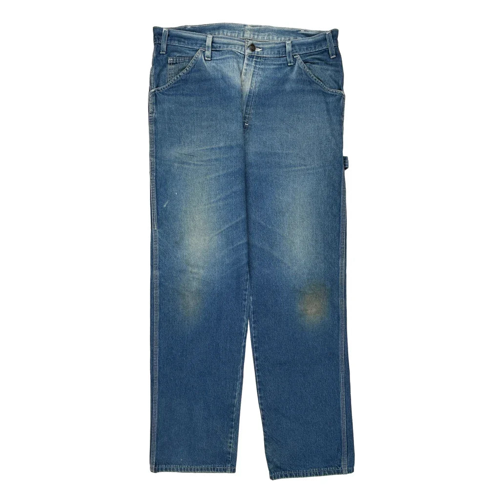 Dickies Carpenter Jeans - 36W 32L Blue Cotton Refurbished - Thrifted (note: this is a term often used to describe second- refurbished available on Cerqular