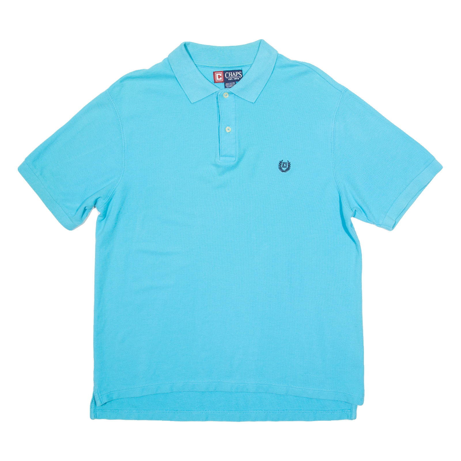 CHAPS Mens Polo Shirt Blue L Refurbished - N/A refurbished available on Cerqular