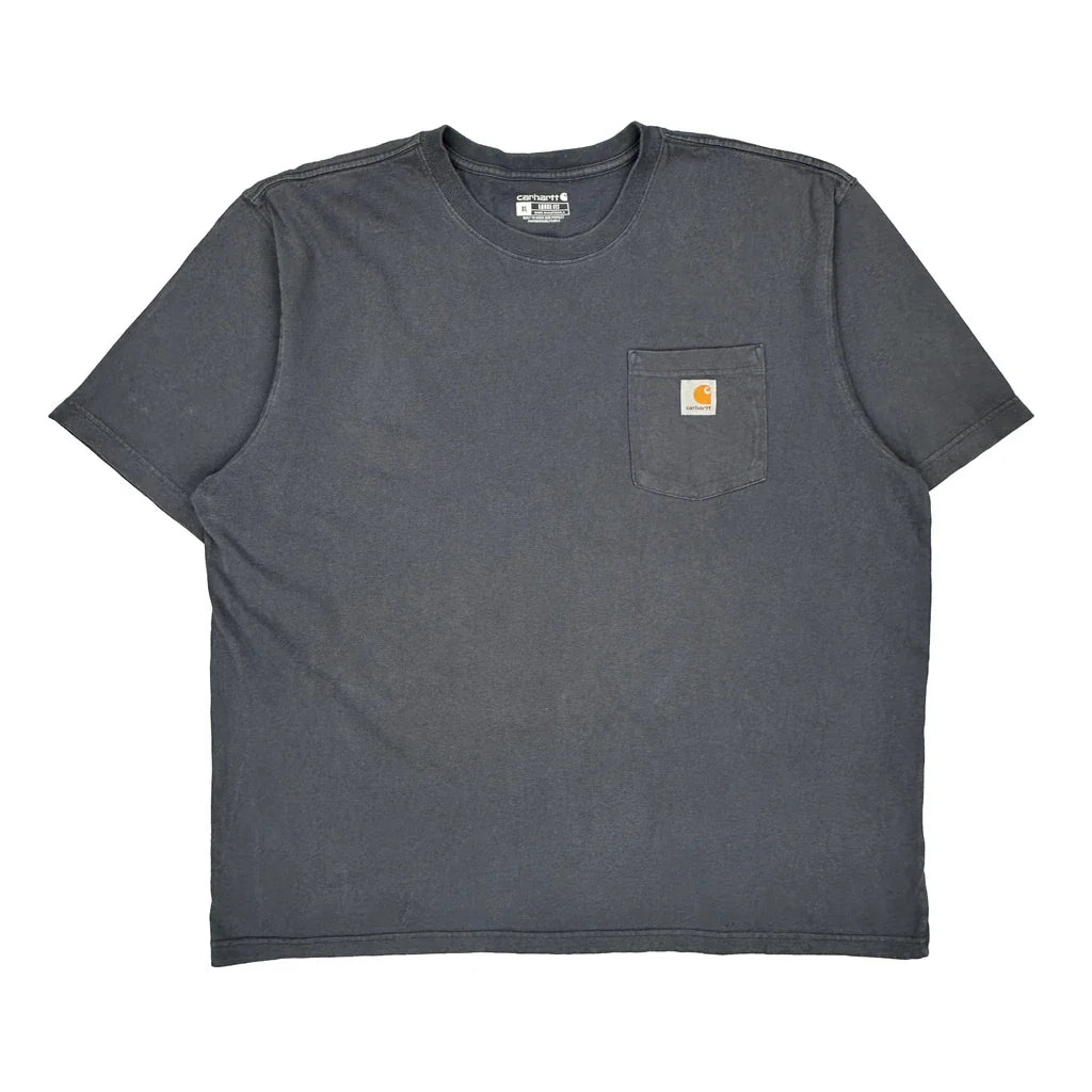 Buy Carhartt T-Shirt - XL Grey Cotton Refurbished - $29.47 Carhartt T-Shirt - XL Grey Cotton Refurbished - Thrifted (note: this is a term often used to describe second- refurbished available on Cerqular