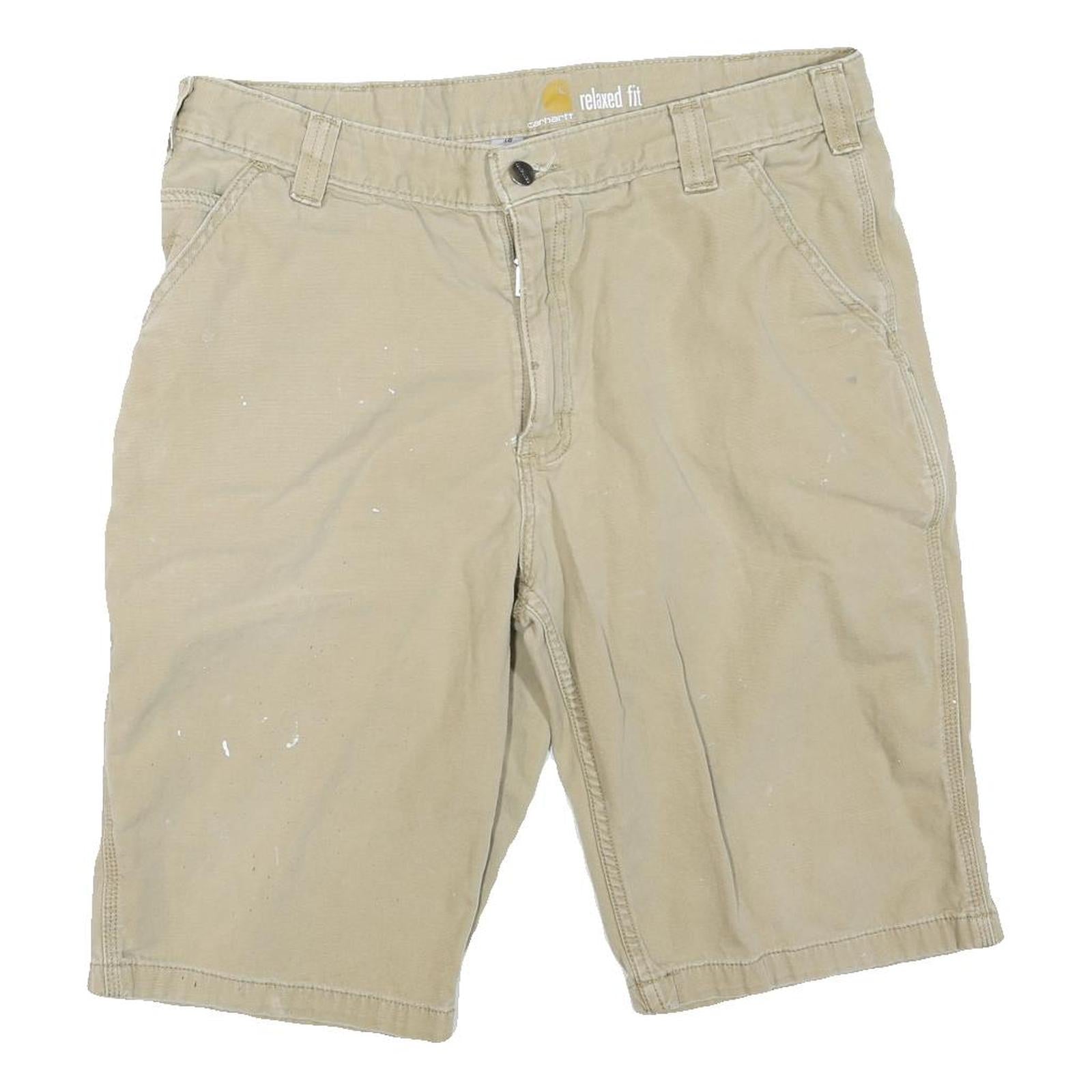 Buy CARHARTT Mens Shorts Beige Casual Relaxed Fit L W36 Workwear Utility Cotton Refurbished - $38.99 CARHARTT Mens Shorts Beige Casual Relaxed Fit L W36 Workwear Utility Cotton Refurbished - N/A refurbished available on Cerqular