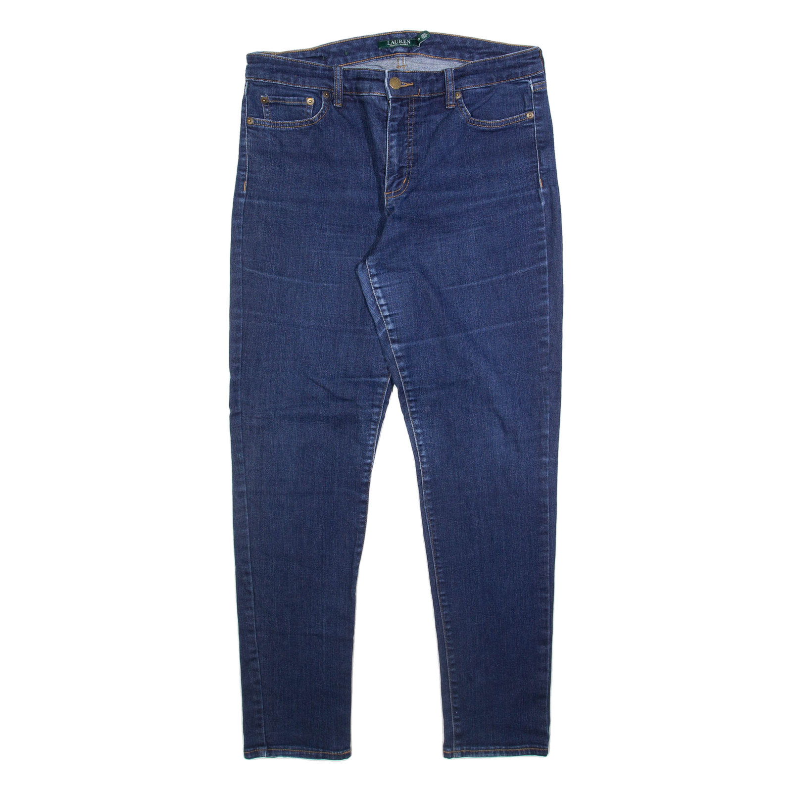 LAUREN RALPH LAUREN Womens Jeans Blue Slim Tapered W32 L29 Refurbished - N/A refurbished available on Cerqular