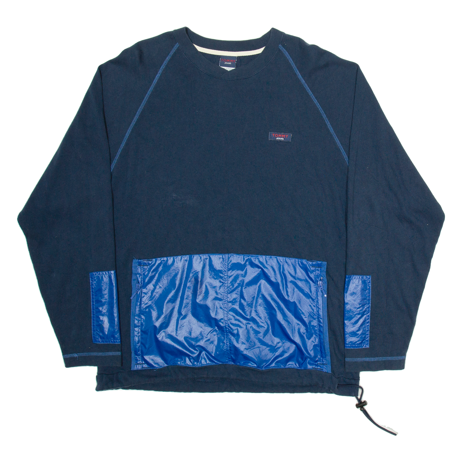 TOMMY JEANS Mens Sweatshirt Blue L Refurbished - N/A refurbished available on Cerqular