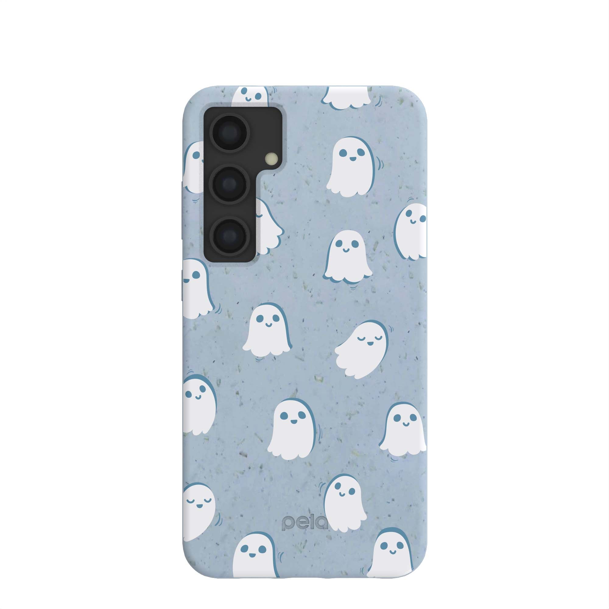 Powder Blue Ghostly Samsung Galaxy S24+(Plus) Case Refurbished - Pela Case refurbished available on Cerqular