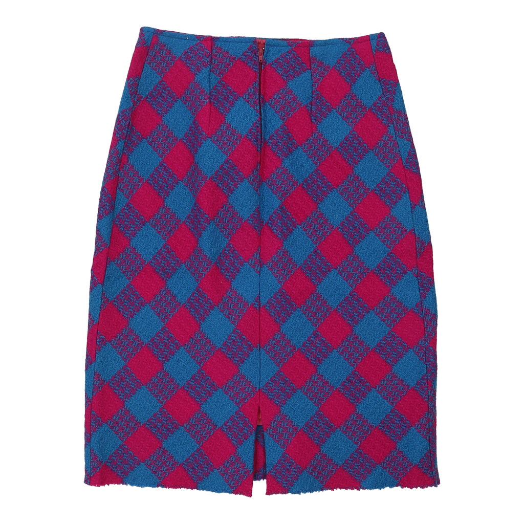 Unbranded Checked Skirt - 28W UK 8 Multicoloured Wool Refurbished - Thrifted (note: this is a term often used to describe second- refurbished available on Cerqular