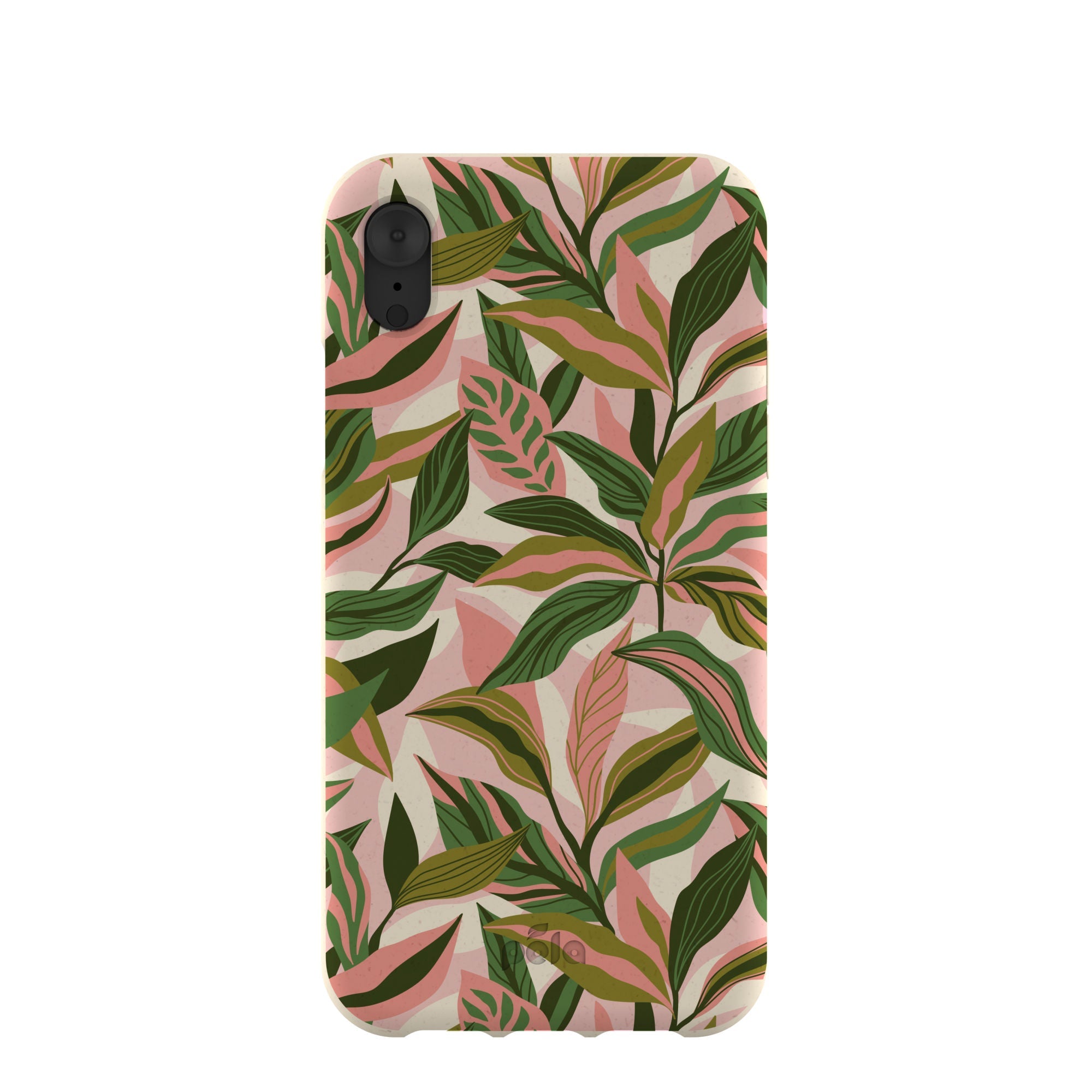 London Fog Pink Botanics iPhone XR Case Refurbished - Pela Case refurbished available on Cerqular