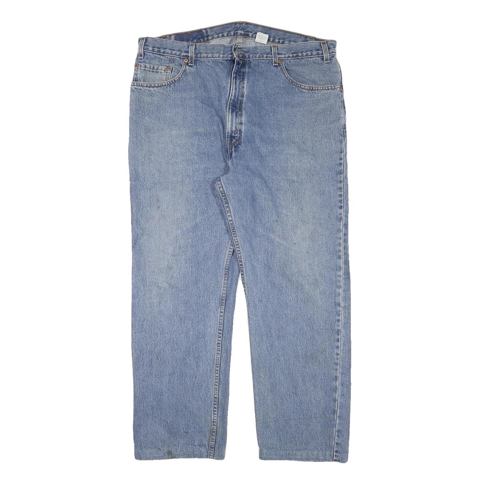 LEVI'S Mens Jeans Blue Relaxed Straight Denim Medium W38 L28 Classic Fit Zip Refurbished - N/A refurbished available on Cerqular