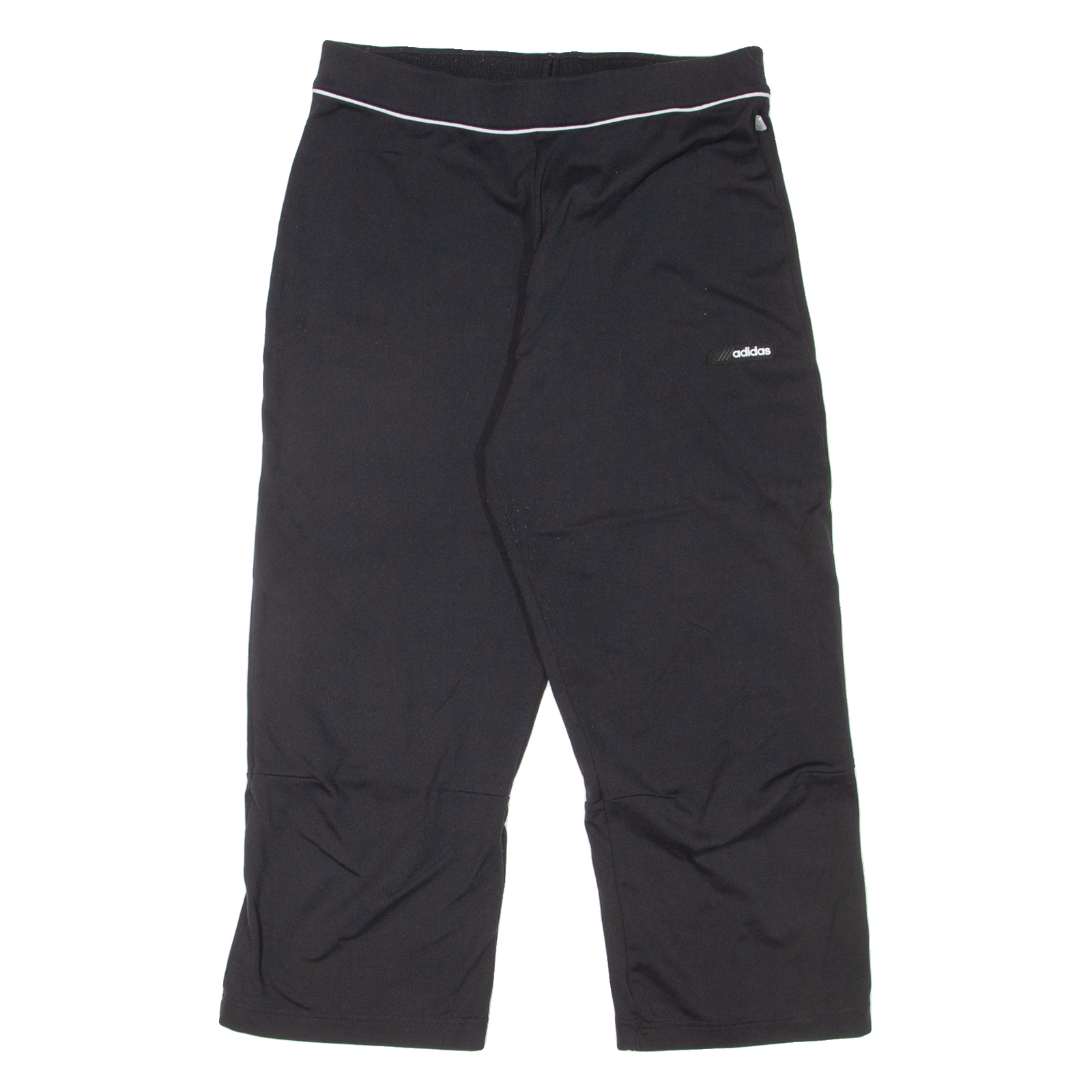 ADIDAS Womens Pedal Pushers Shorts Black Slim UK 16 W26 Refurbished - N/A refurbished available on Cerqular