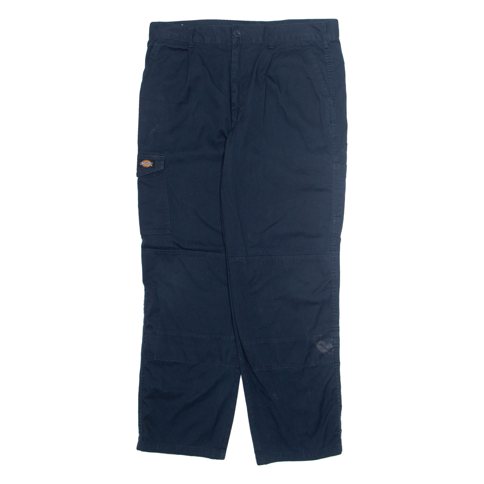 DICKIES Cargo Mens Trousers Blue Regular Straight W36 L30 Refurbished - N/A refurbished available on Cerqular