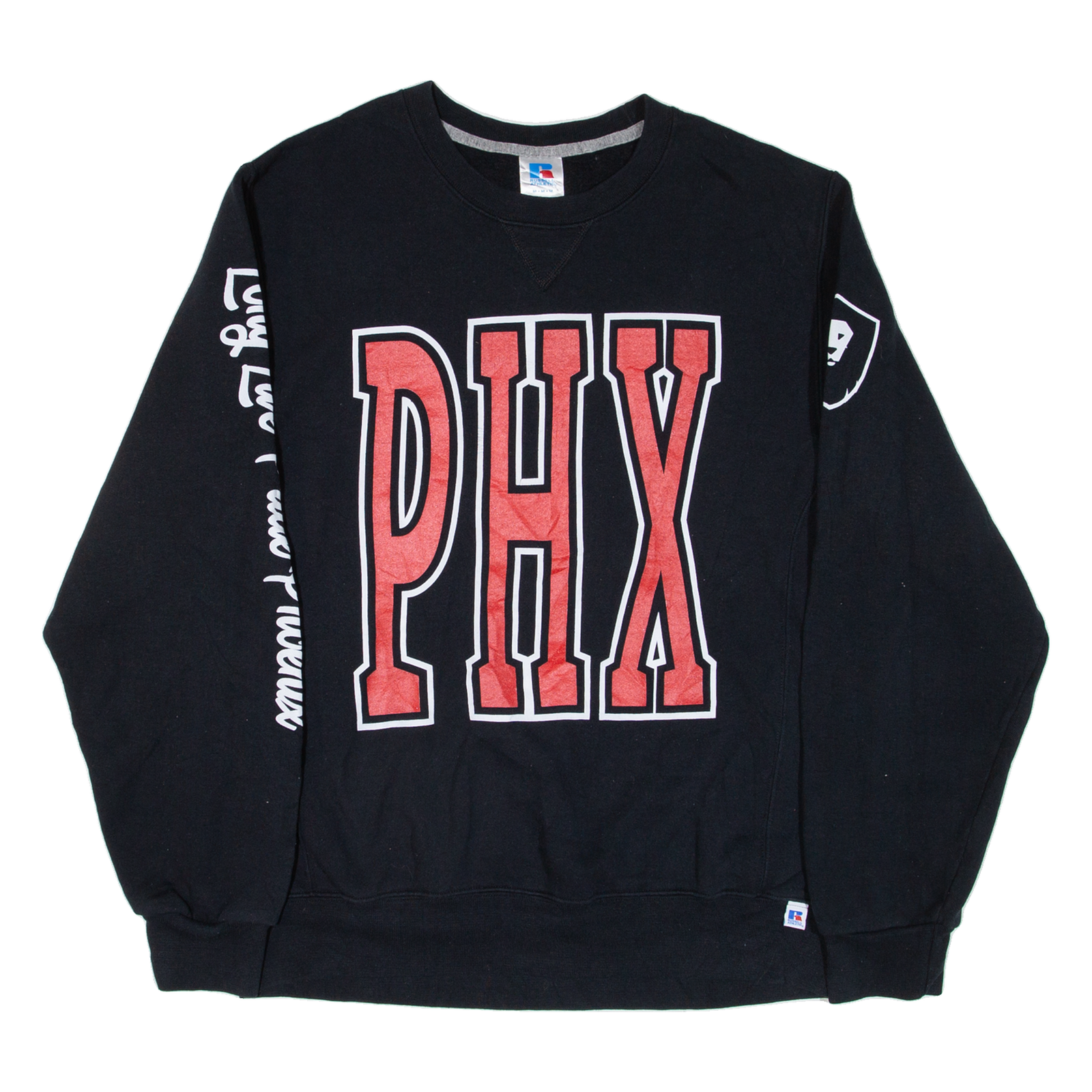 RUSSELL ATHLETIC PHX Mens Sweatshirt Black USA M Refurbished - N/A refurbished available on Cerqular