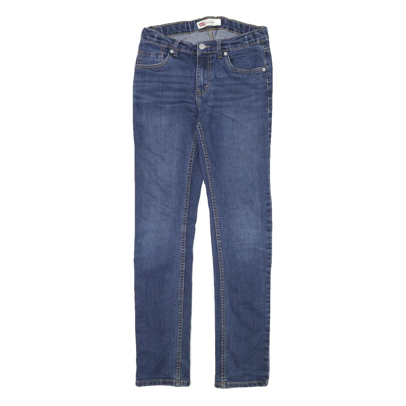 LEVI'S Mens Jeans Blue Slim Skinny Denim Medium Wash W26 L29 Classic Style Zip Refurbished - N/A refurbished available on Cerqular