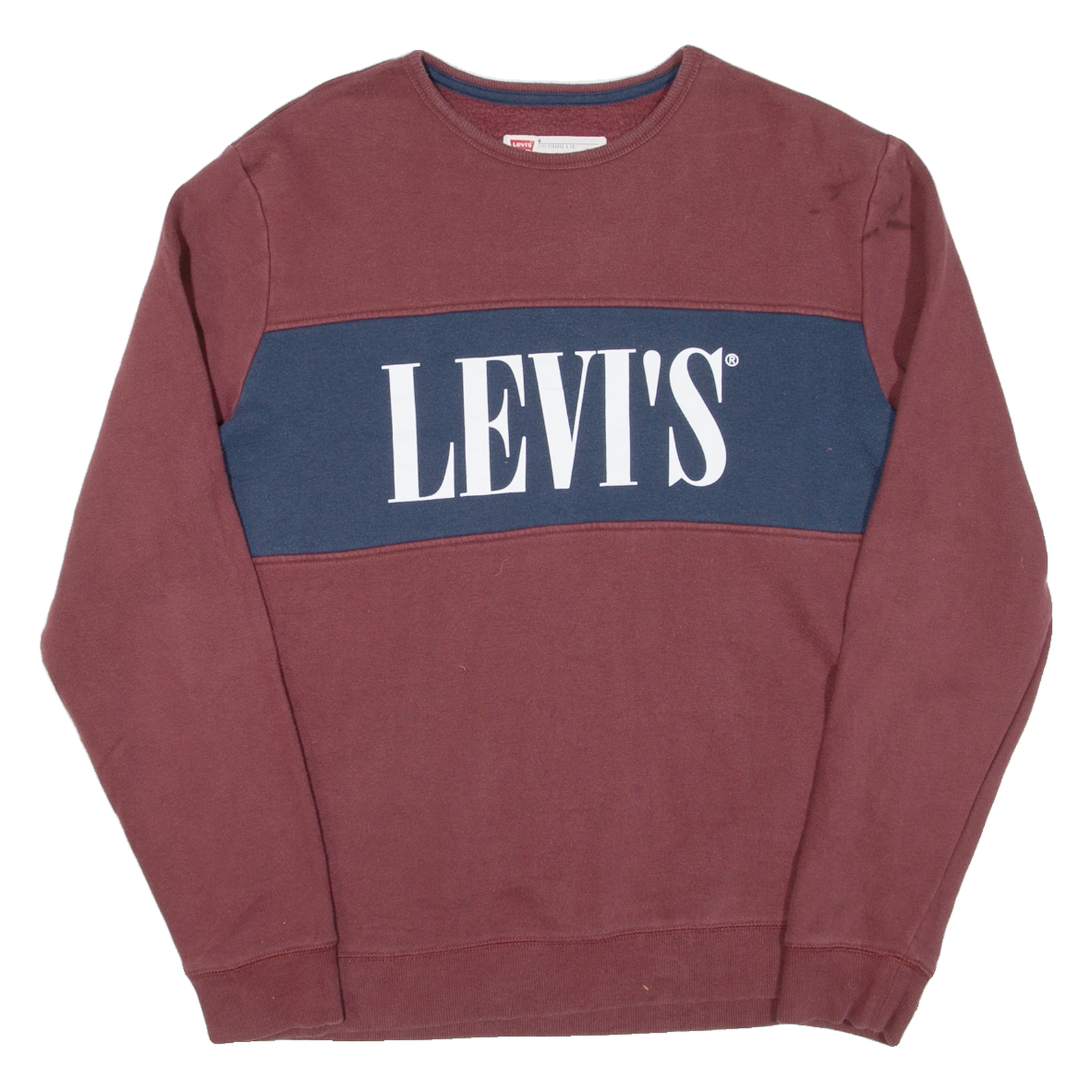 LEVI'S Mens Sweatshirt Maroon M Refurbished - N/A refurbished available on Cerqular