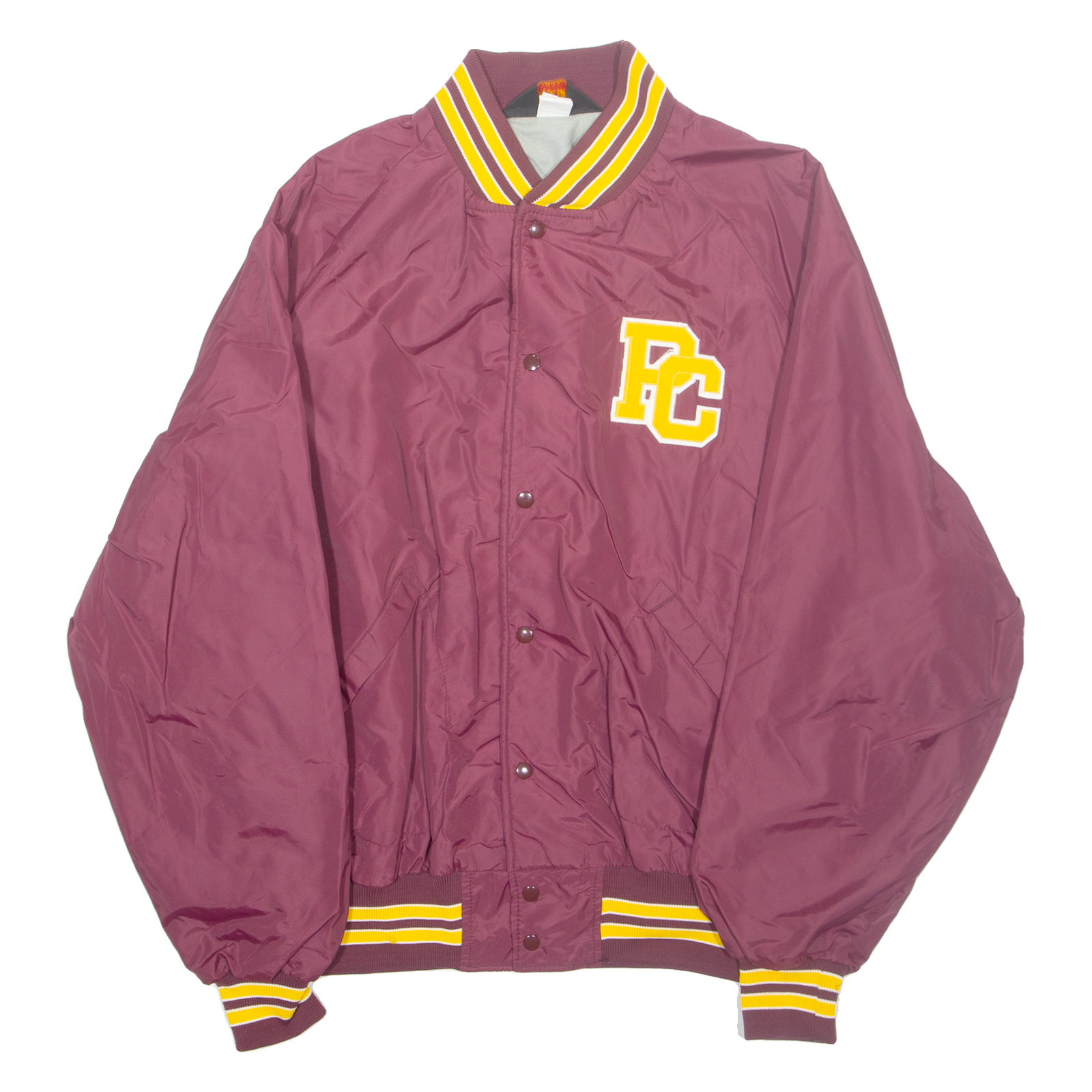 PLA-JAC Presbyterian College Mens Varsity Jacket Maroon Nylon USA XL Refurbished - N/A refurbished available on Cerqular