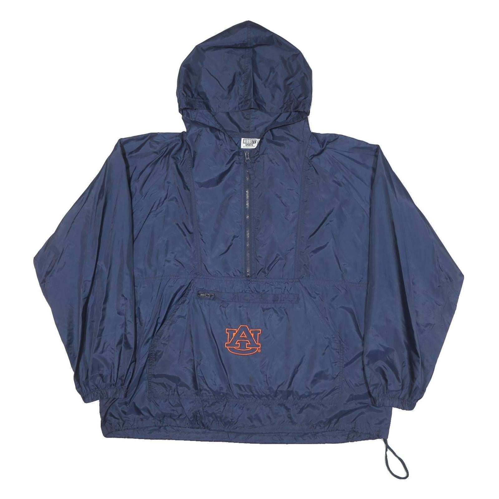 Buy HIBBETT Mens Navy Blue Windbreaker XL Nylon Plain Hooded Zip Jacket Auburn Logo Refurbished - $37.69 HIBBETT Mens Navy Blue Windbreaker XL Nylon Plain Hooded Zip Jacket Auburn Logo Refurbished - N/A refurbished available on Cerqular