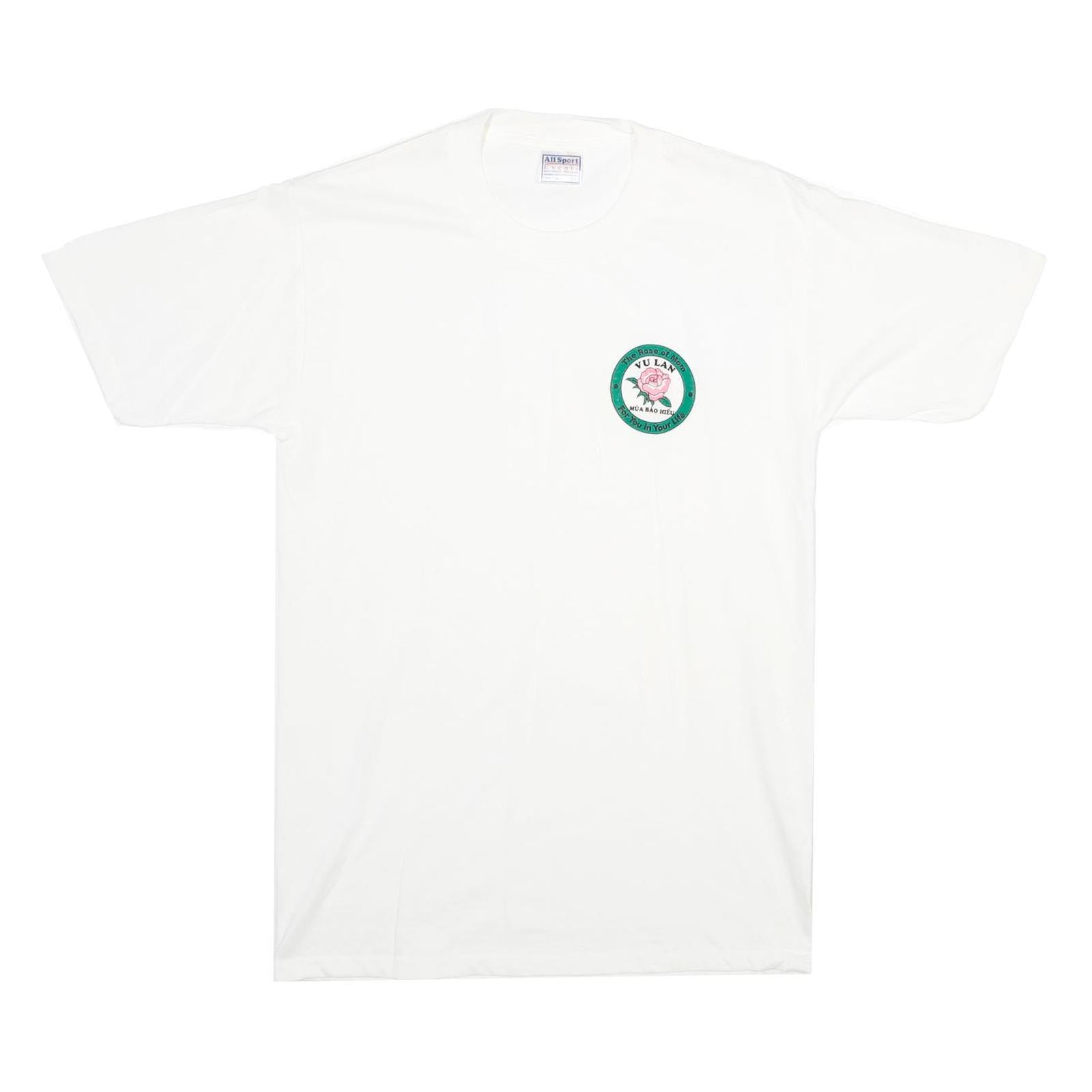 ALL SPORT EVENTS Mens White Graphic T-Shirt M Short Sleeve Crew Neck Casual Refurbished - N/A refurbished available on Cerqular