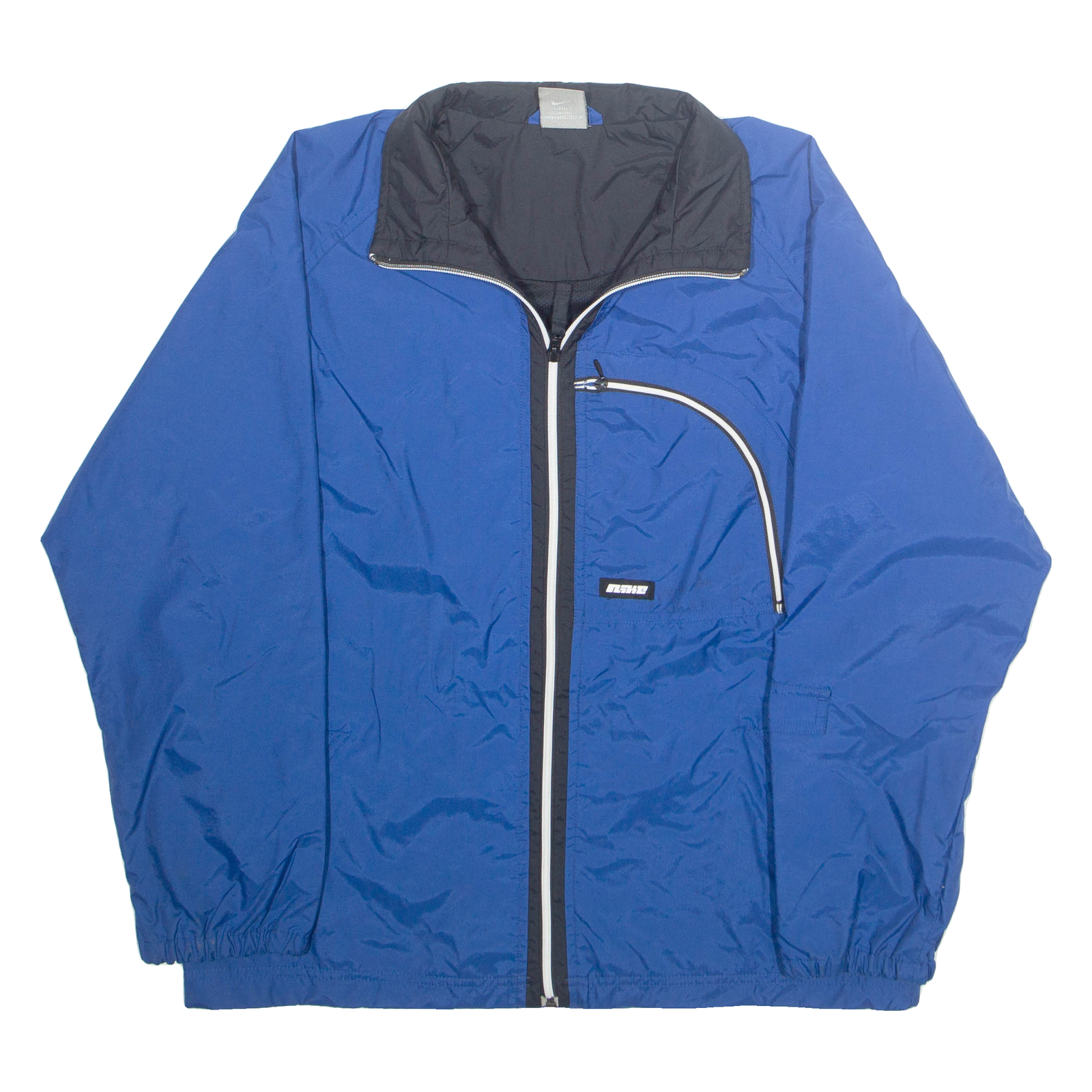 NIKE Mens Jacket Blue Nylon XL Refurbished - N/A refurbished available on Cerqular