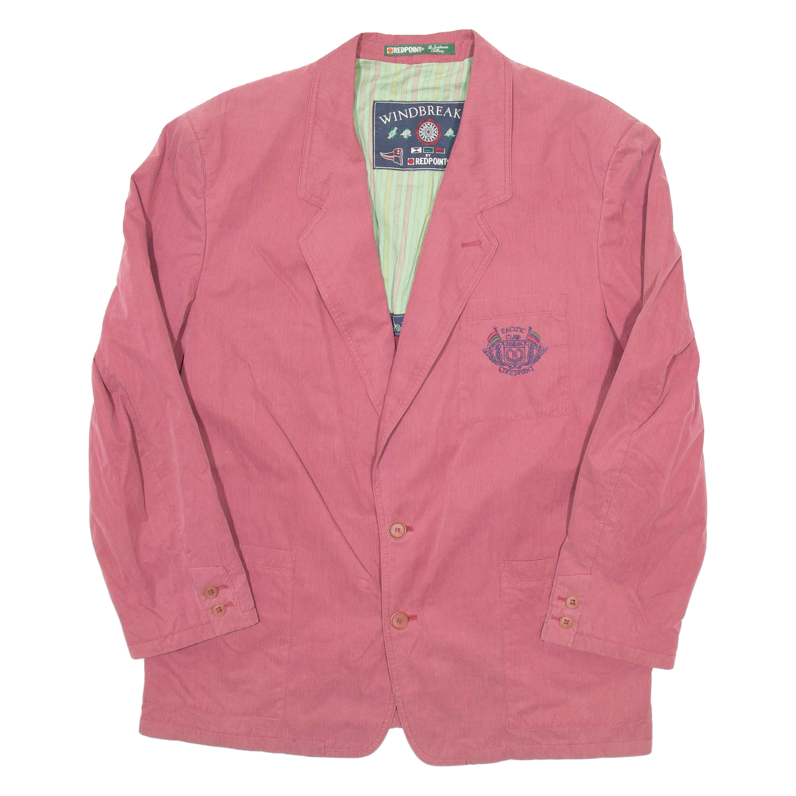 WINDBREAKER Mens Blazer Jacket Red L Refurbished - N/A refurbished available on Cerqular