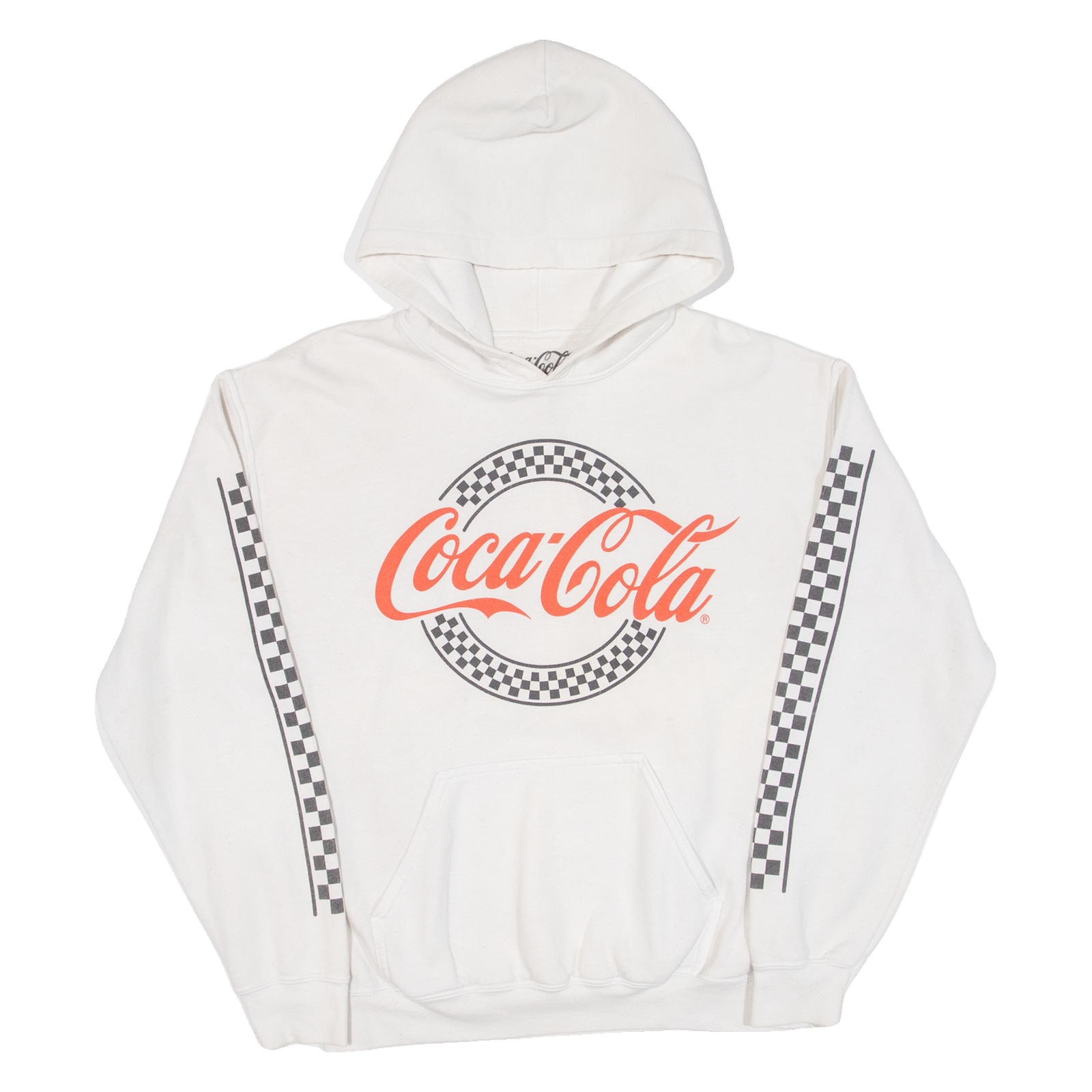 COCA COLA Womens White Hoodie M Refurbished - N/A refurbished available on Cerqular