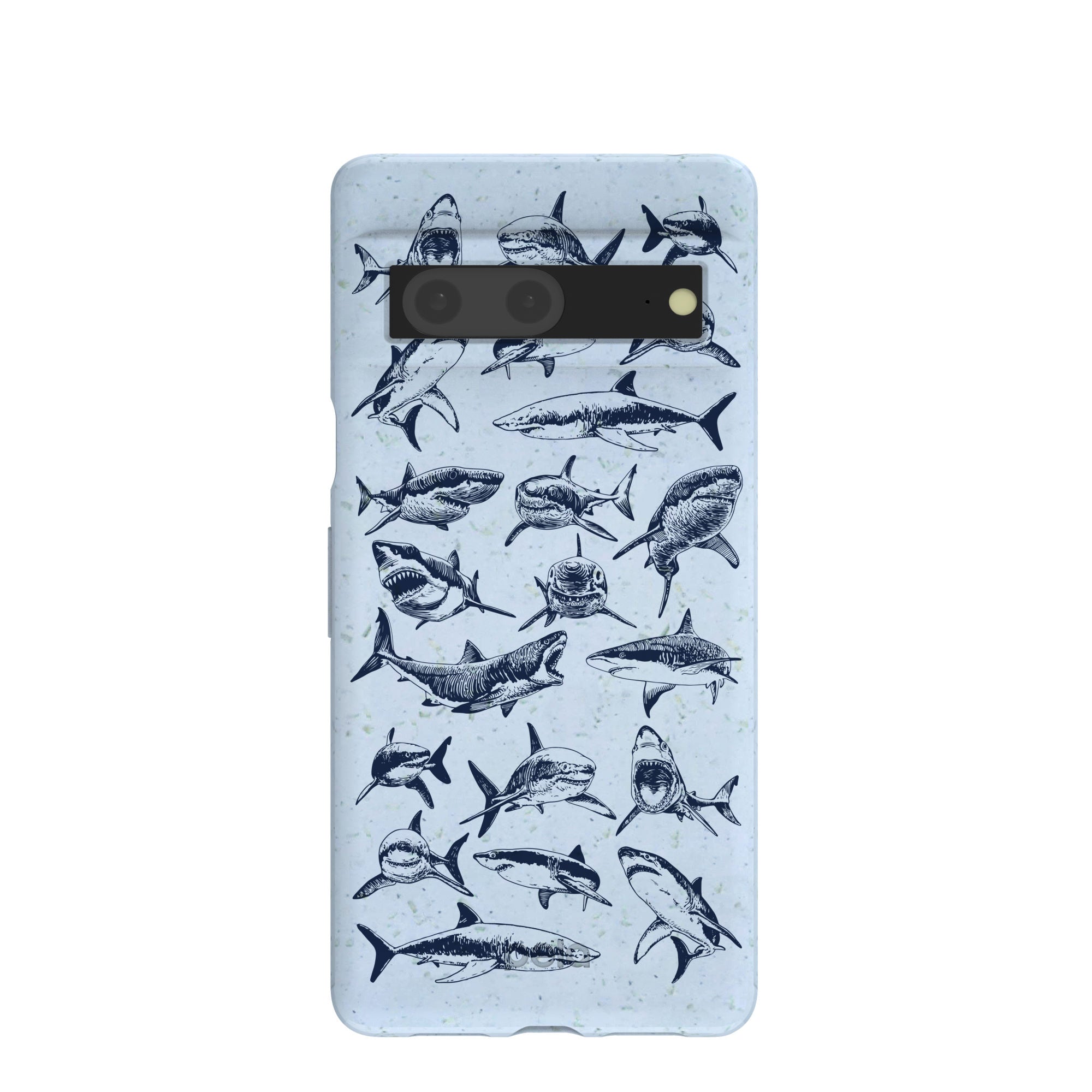 Powder Blue Great White Google Pixel 7 Case Refurbished - Pela Case refurbished available on Cerqular