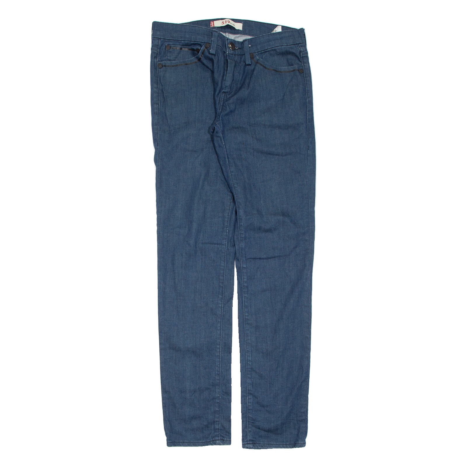 LEVI'S 519 Womens Jeans Blue Slim Straight W30 L34 Refurbished - N/A refurbished available on Cerqular