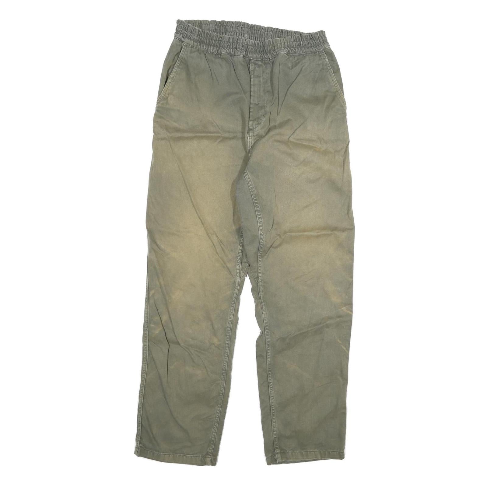 CARHARTT Mens Regular Fit Cotton Blend Beige Trousers W28 L28 Workwear Utility Refurbished - N/A refurbished available on Cerqular