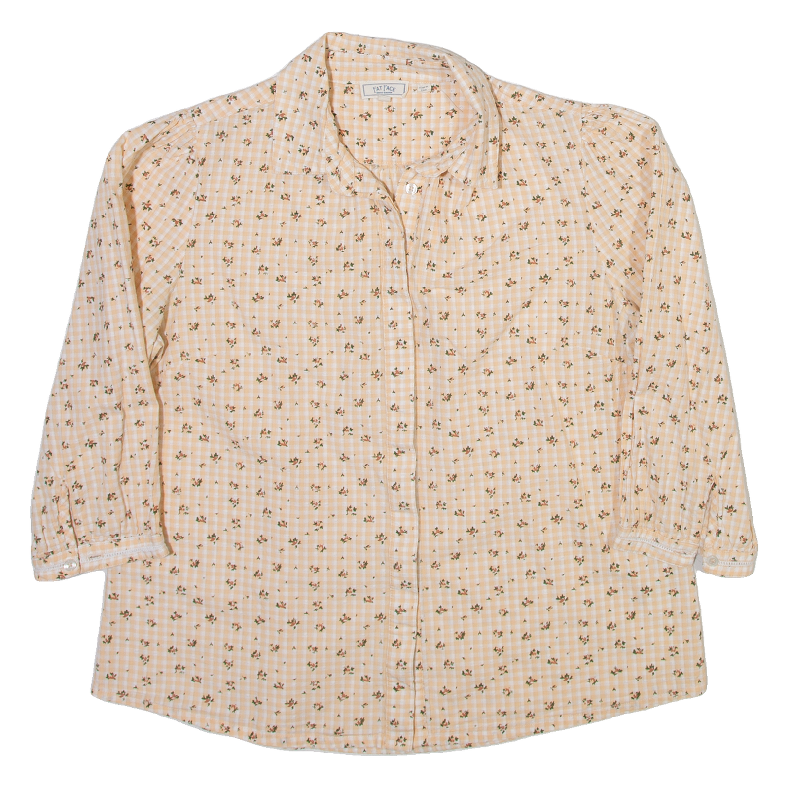 Buy FAT FACE Womens Shirt Yellow Floral 3/4 Sleeve UK 10 Refurbished - $23.39 FAT FACE Womens Shirt Yellow Floral 3/4 Sleeve UK 10 Refurbished - N/A refurbished available on Cerqular