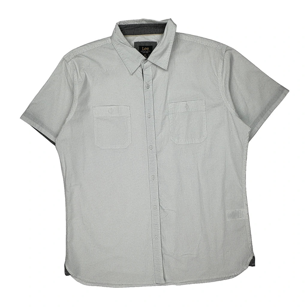 Buy Lee Polka Dot Short Sleeve Shirt - XL White Cotton Refurbished - $29.47 Lee Polka Dot Short Sleeve Shirt - XL White Cotton Refurbished - Thrifted (note: this is a term often used to describe second- refurbished available on Cerqular