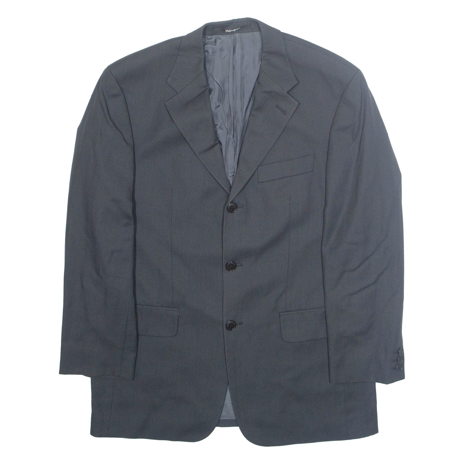 YVES SAINT LAURENT Mens Blazer Jacket Black L Refurbished - N/A refurbished available on Cerqular