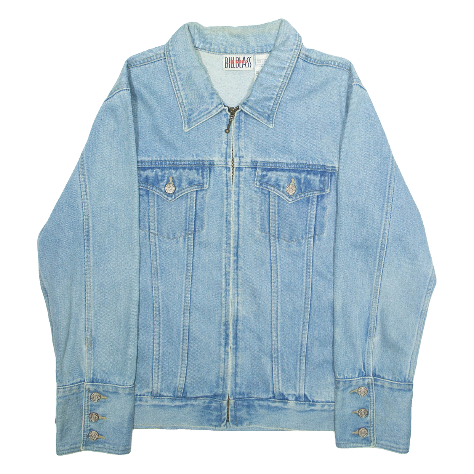 Buy BILL BLASS Mens Denim Jacket Blue XL Refurbished - $44.19 BILL BLASS Mens Denim Jacket Blue XL Refurbished - N/A refurbished available on Cerqular