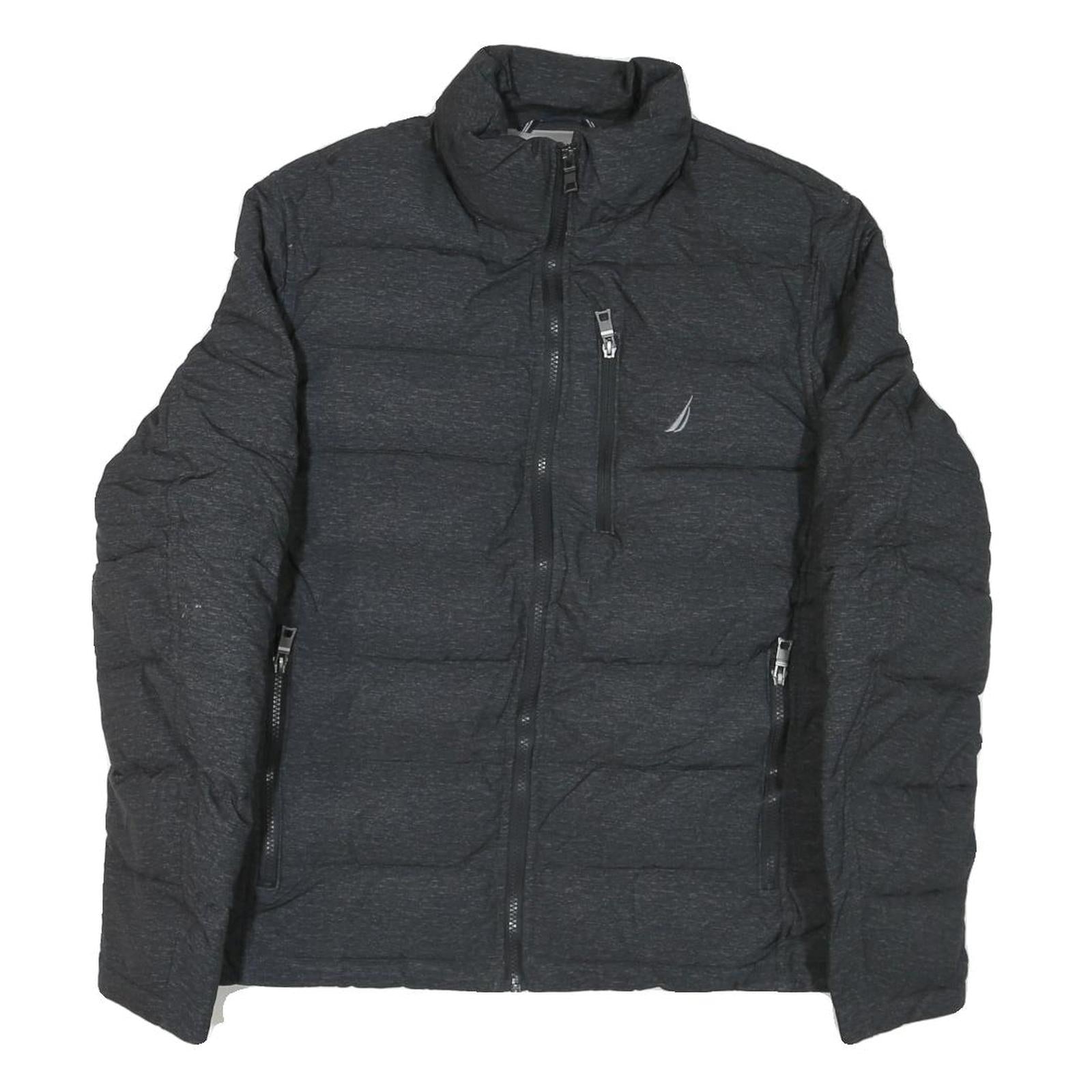 NAUTICA Womens Black Quilted Jacket M Polyester Blend Zip Casual Refurbished - N/A refurbished available on Cerqular