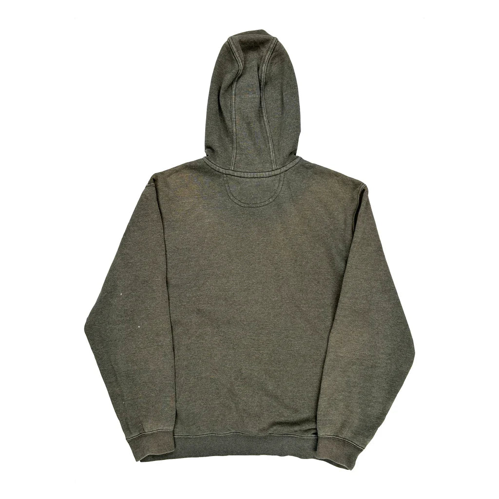 Carhartt Hoodie - Large Grey Cotton Blend Refurbished - Thrifted (note: this is a term often used to describe second- refurbished available on Cerqular