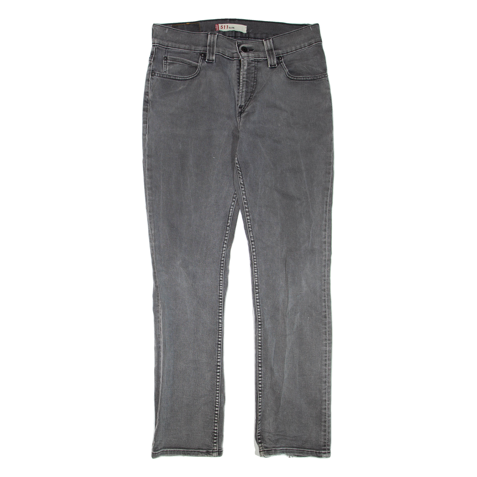 LEVI'S 511 Jeans Womens Grey Slim Straight W32 L32 Refurbished - N/A refurbished available on Cerqular