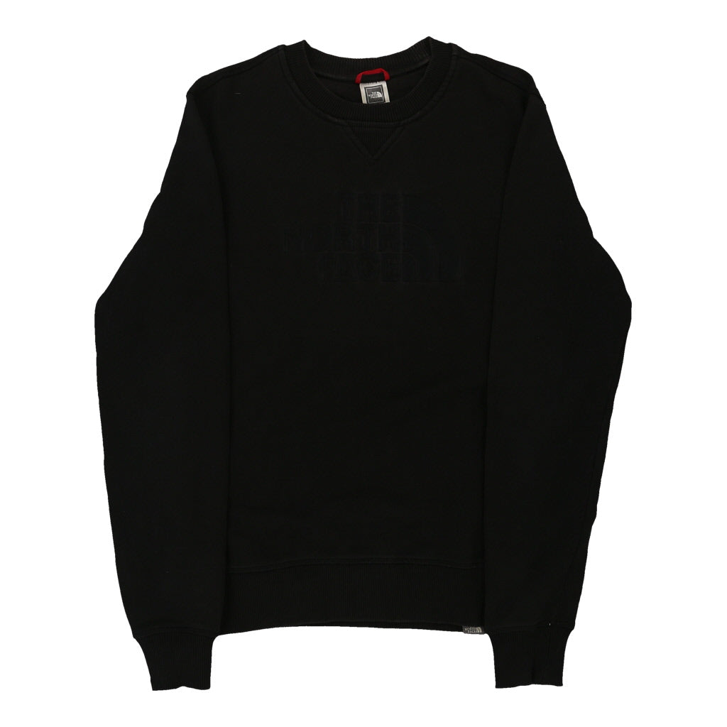The North Face Sweatshirt - XS Black Cotton | Size: x-small Refurbished - Thrifted (note: this is a term often used to describe second- refurbished available on Cerqular
