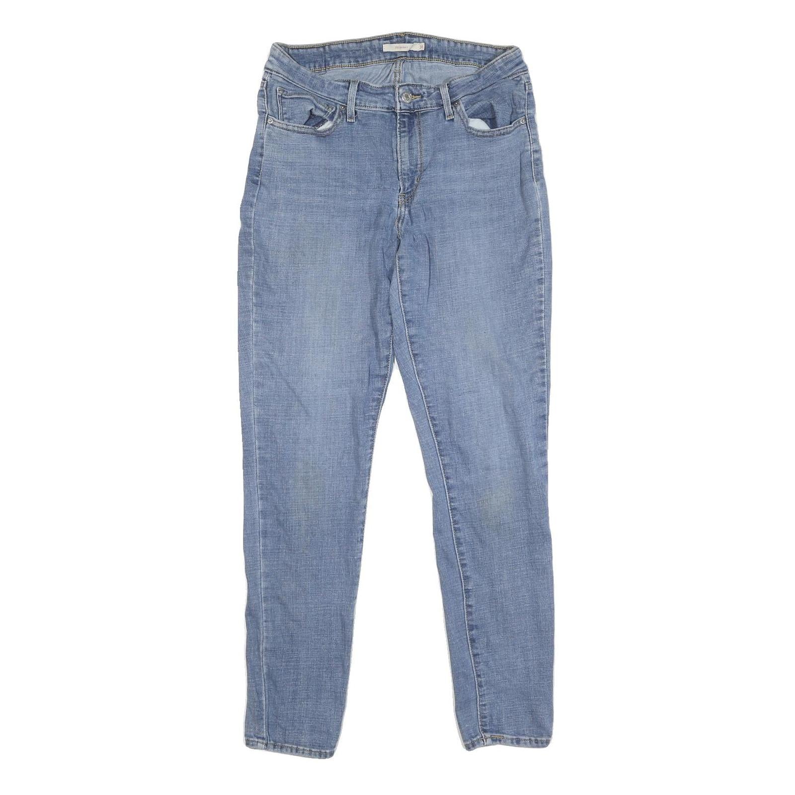 LEVI'S 711 Skinny Womens Jeans Blue Slim Skinny Denim Medium W31 L30 Skinny Fit Refurbished - N/A refurbished available on Cerqular
