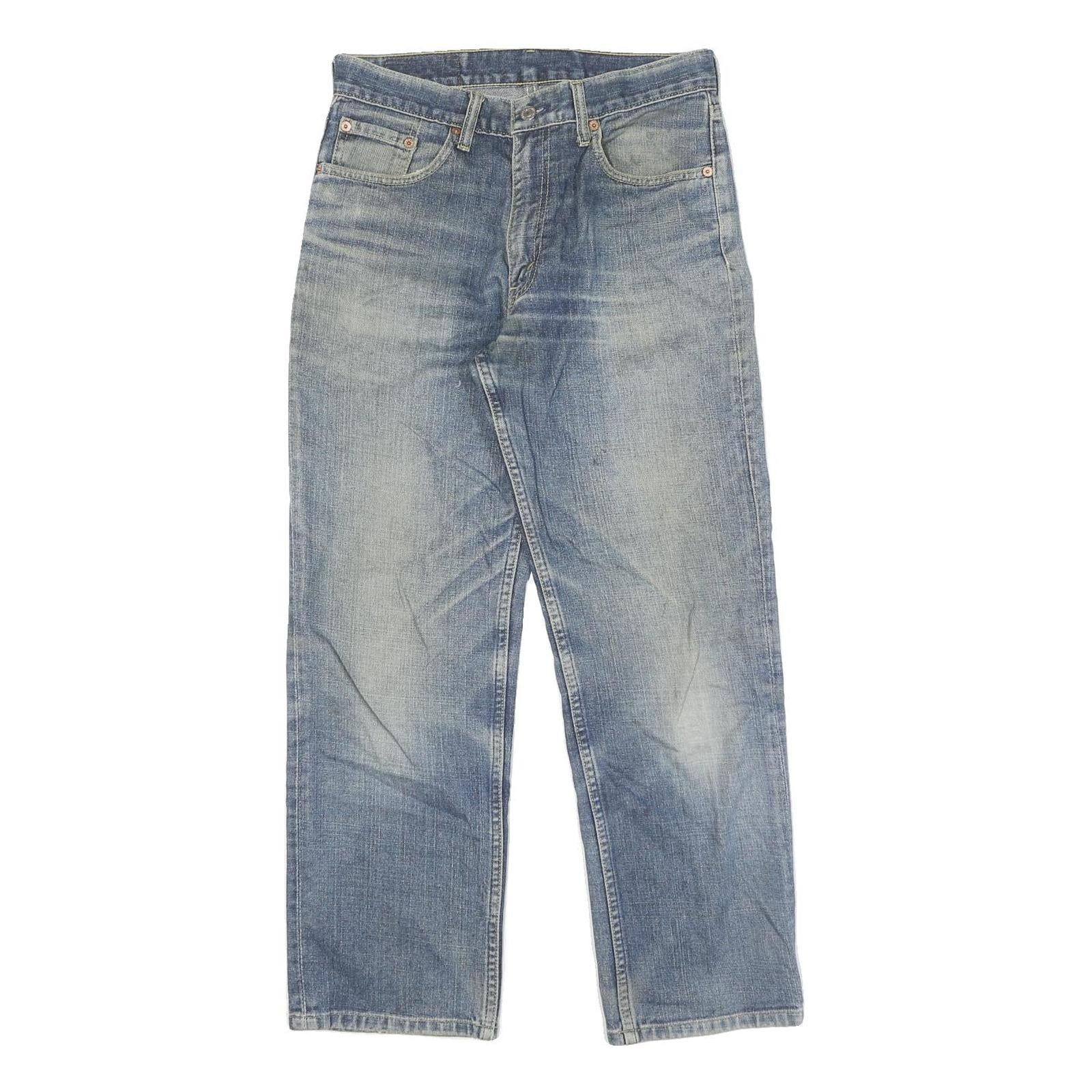 LEVI'S Mens Jeans Blue Regular Straight Denim Medium W31 L27 Classic Fit Zip Refurbished - N/A refurbished available on Cerqular