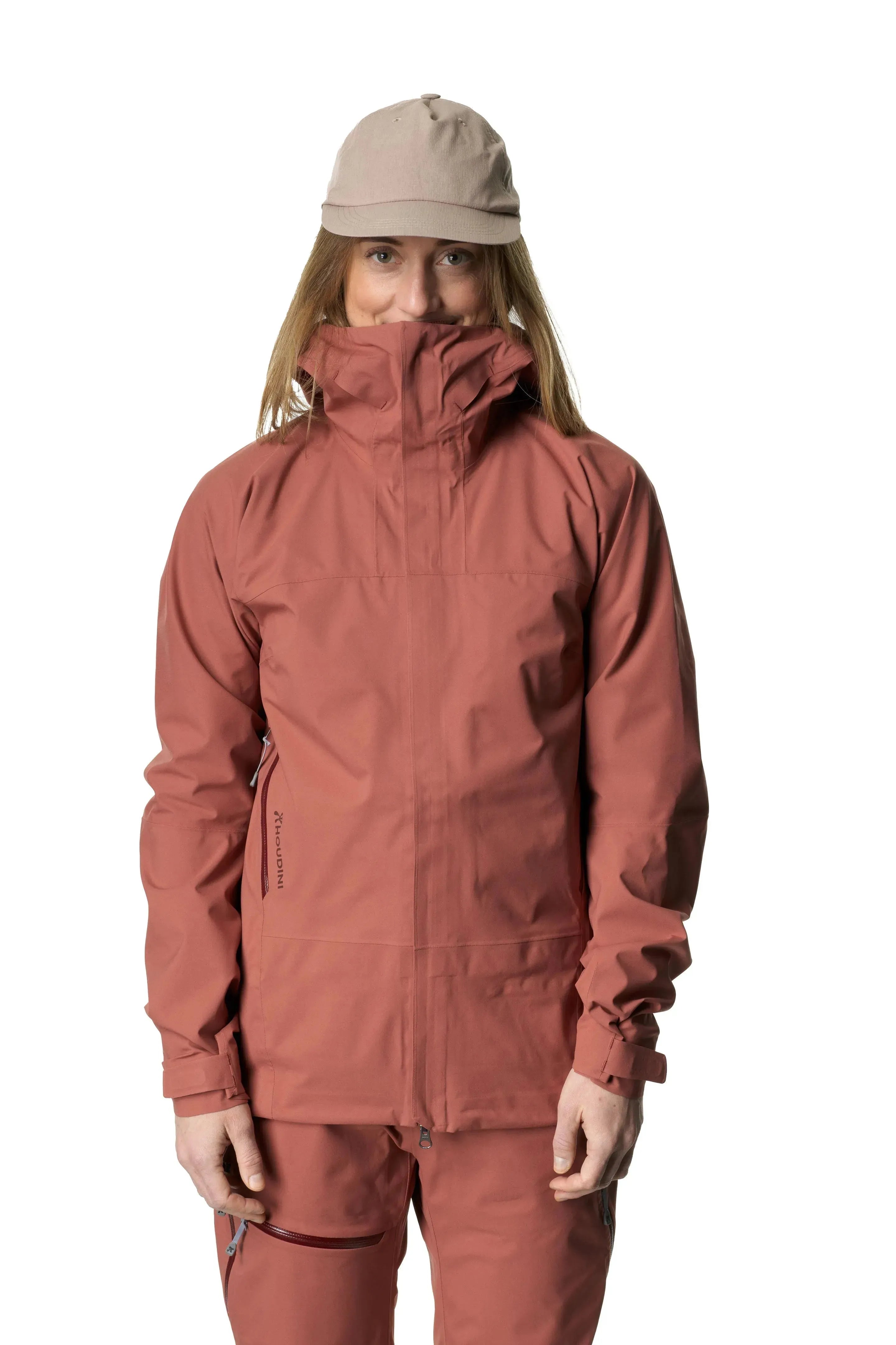 W's BFF Jacket | Color: Desert Rock Red | Size: XL Refurbished - Houdini Sportswear refurbished available on Cerqular