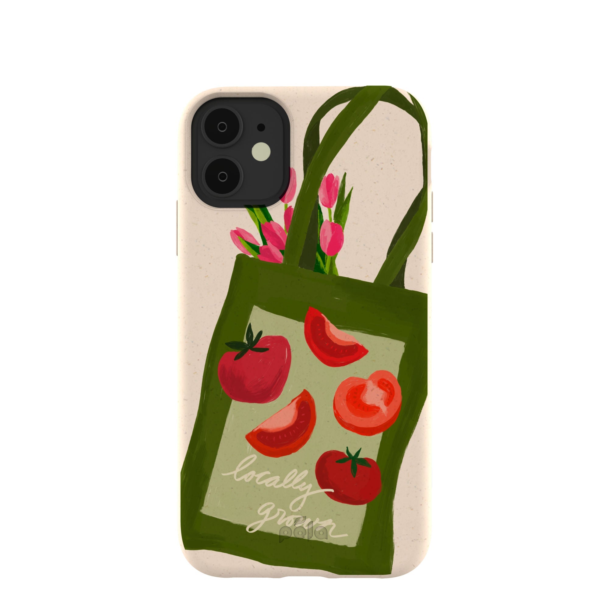 Seashell Market Tote iPhone 11 Case Refurbished - Pela Case refurbished available on Cerqular